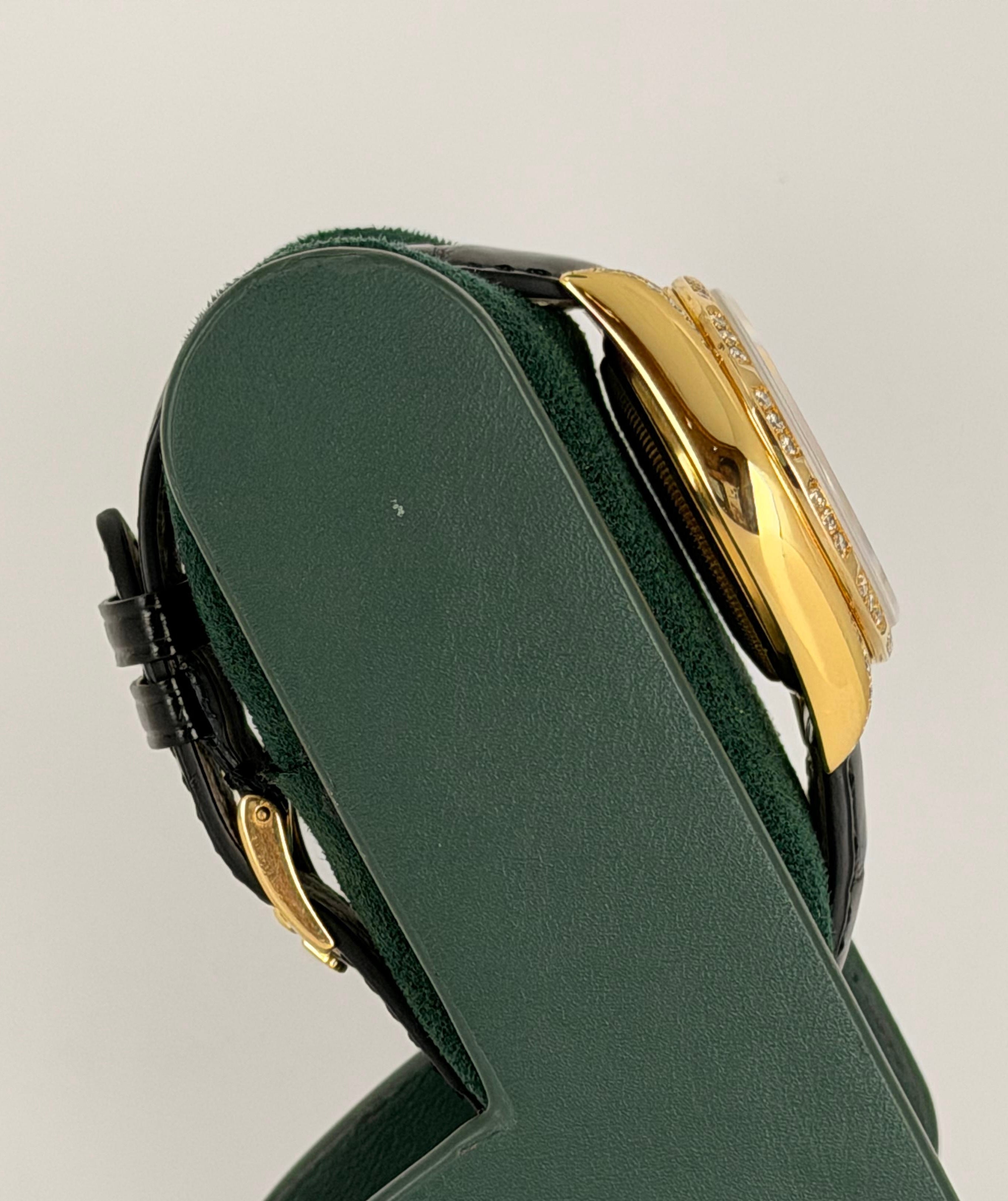 Rolex Day-Date 36 Aftermarket-Diamanten & Zifferblatt, Full Set