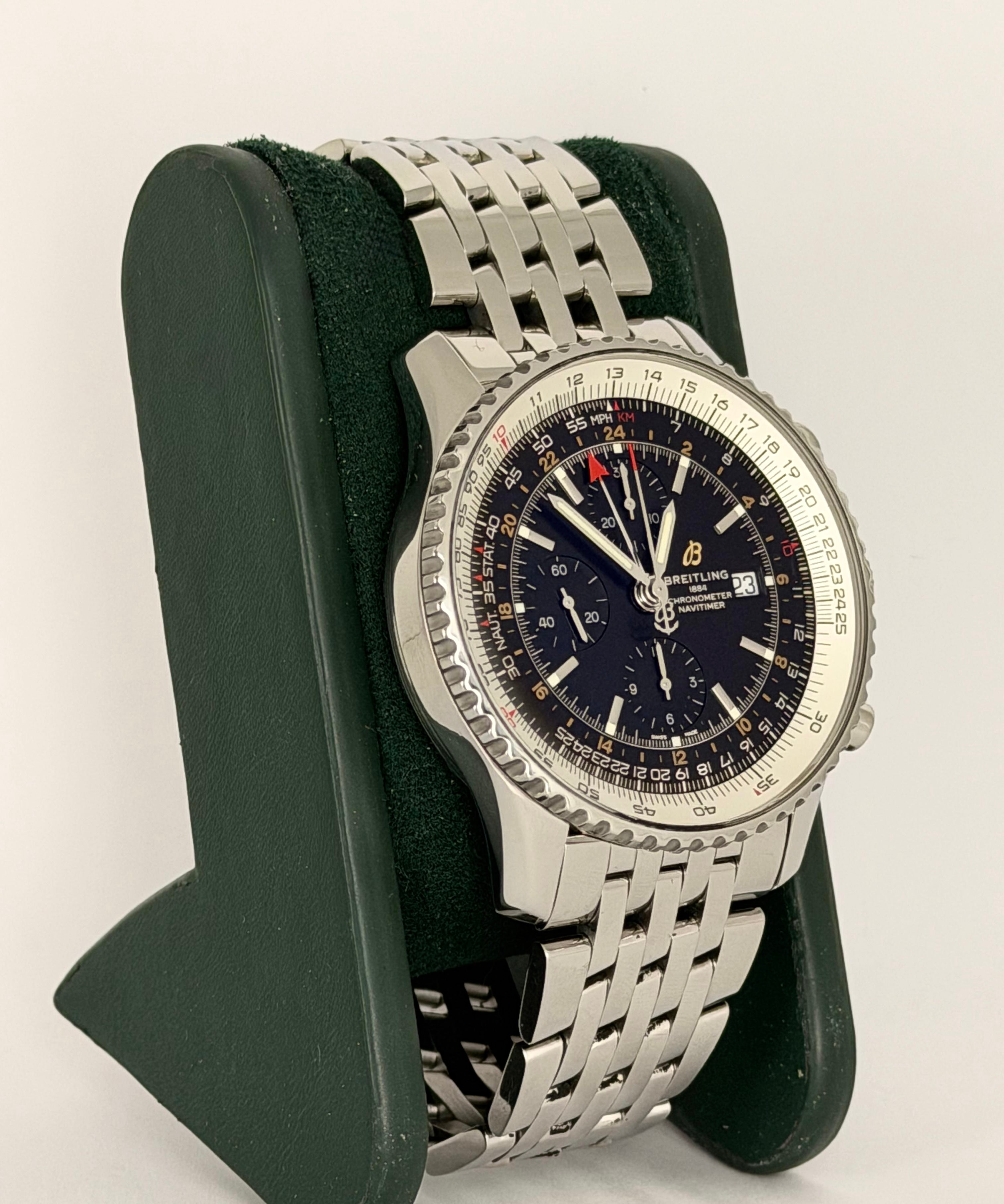 Breitling Navitimer World A24322 wie neu