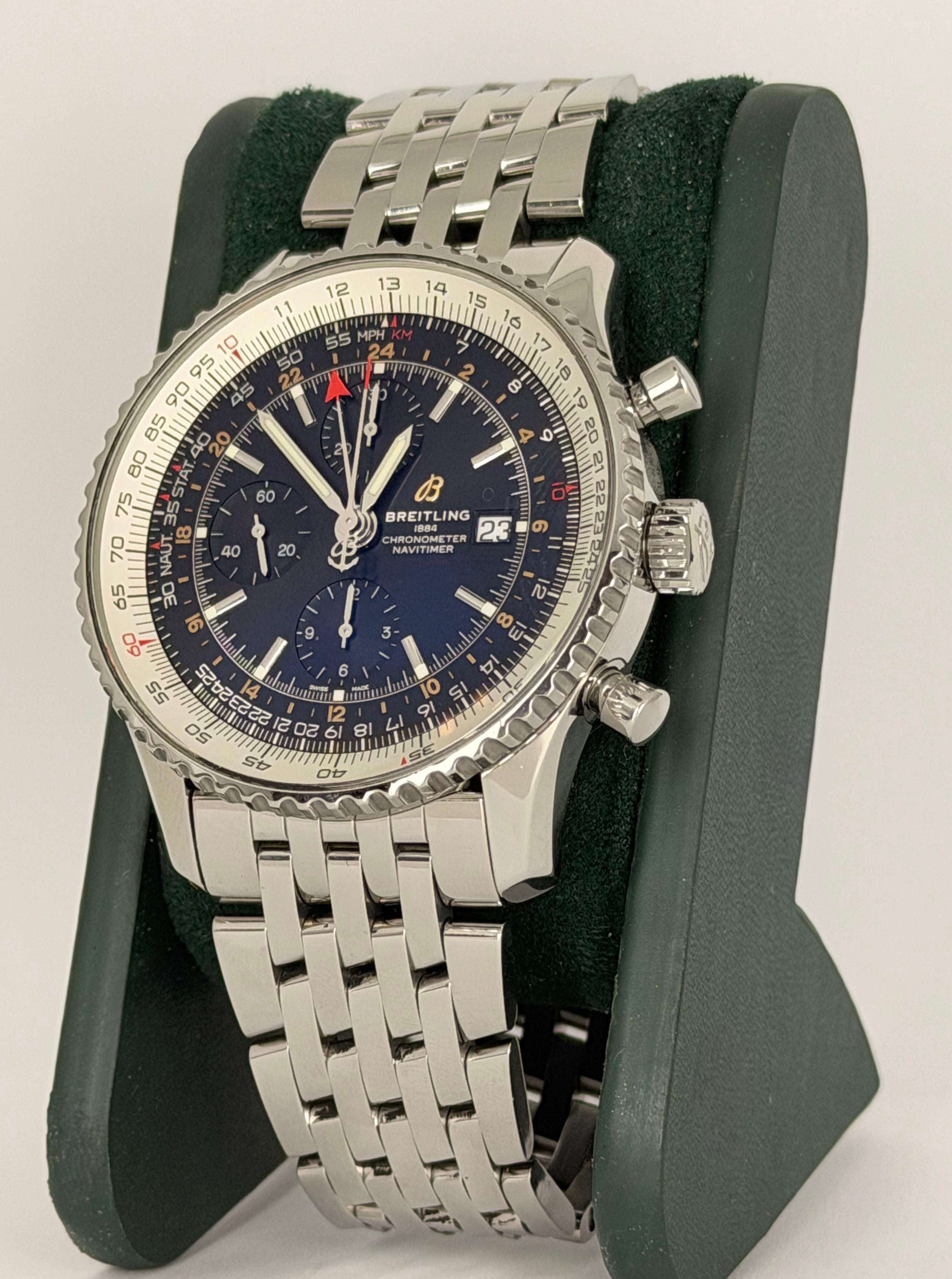 Breitling Navitimer World A24322 wie neu