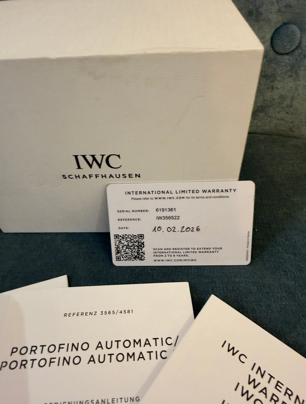 IWC Portofino Automatic Roségold 2026 Full Set