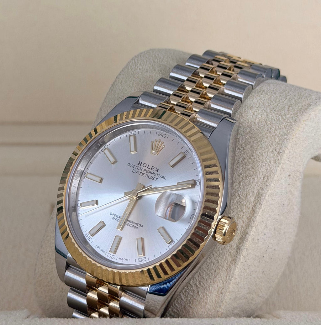 Rolex Datejust 41 Wie neu, Full Set 2018, Super-Mint-Zustand