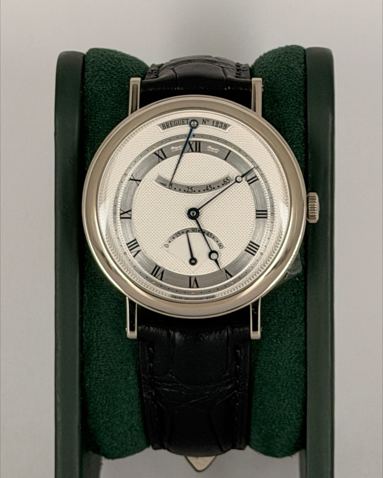 Breguet Classique Box und Papiere, Faltschließe, 18 K Weißgold