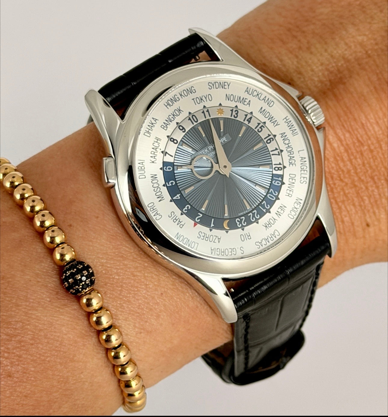 Patek Philippe World Time Platin 2020 Full Set 99% Neu