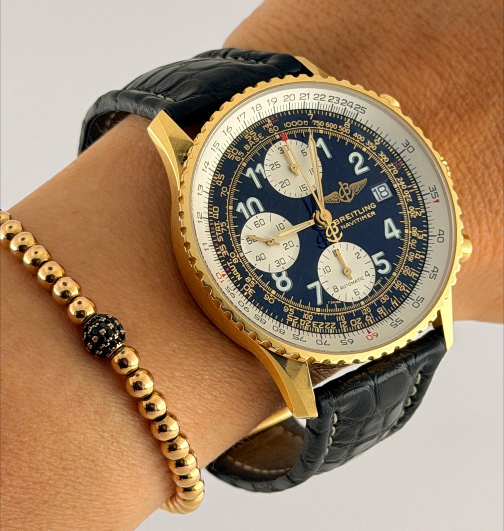 Breitling Old Navitimer, Extra Full Set, unpolierte Uhr, Sammlerstück