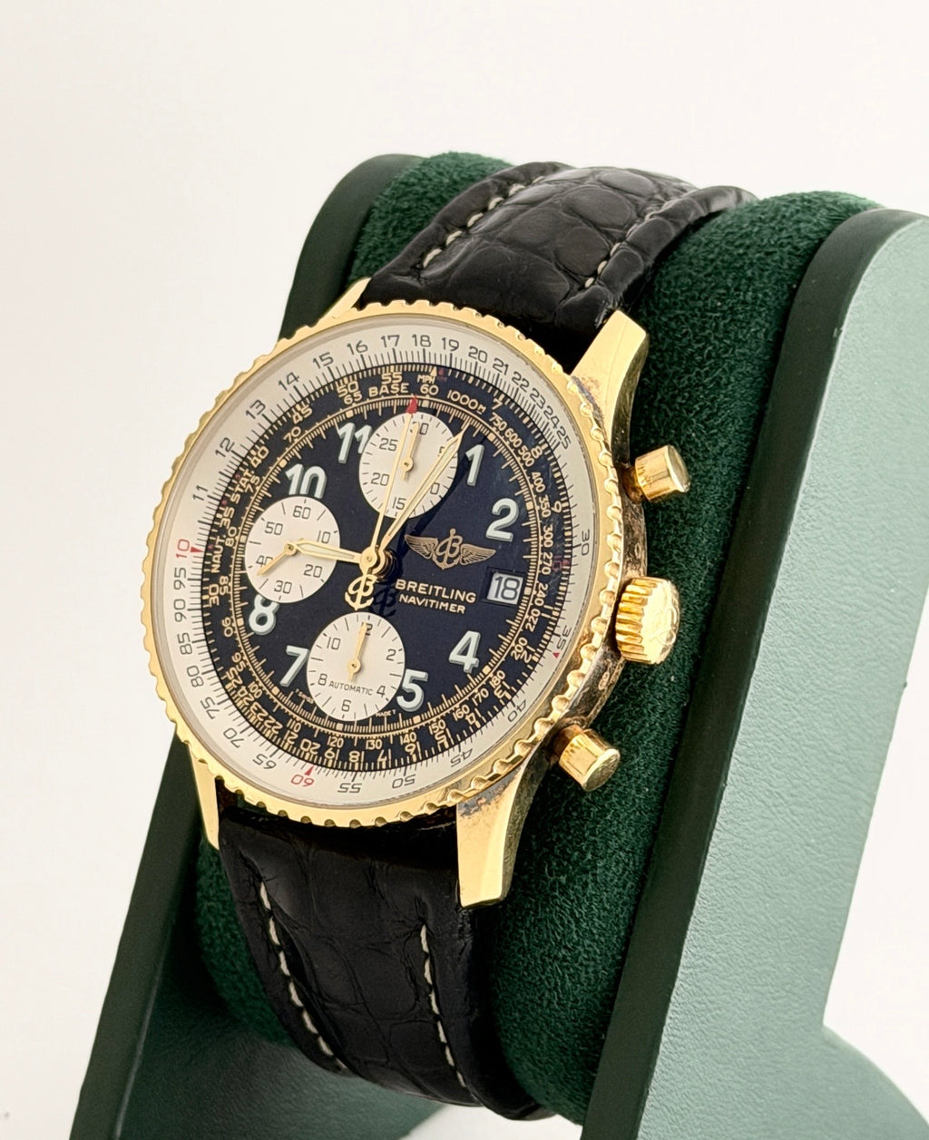 Breitling Old Navitimer, Extra Full Set, unpolierte Uhr, Sammlerstück