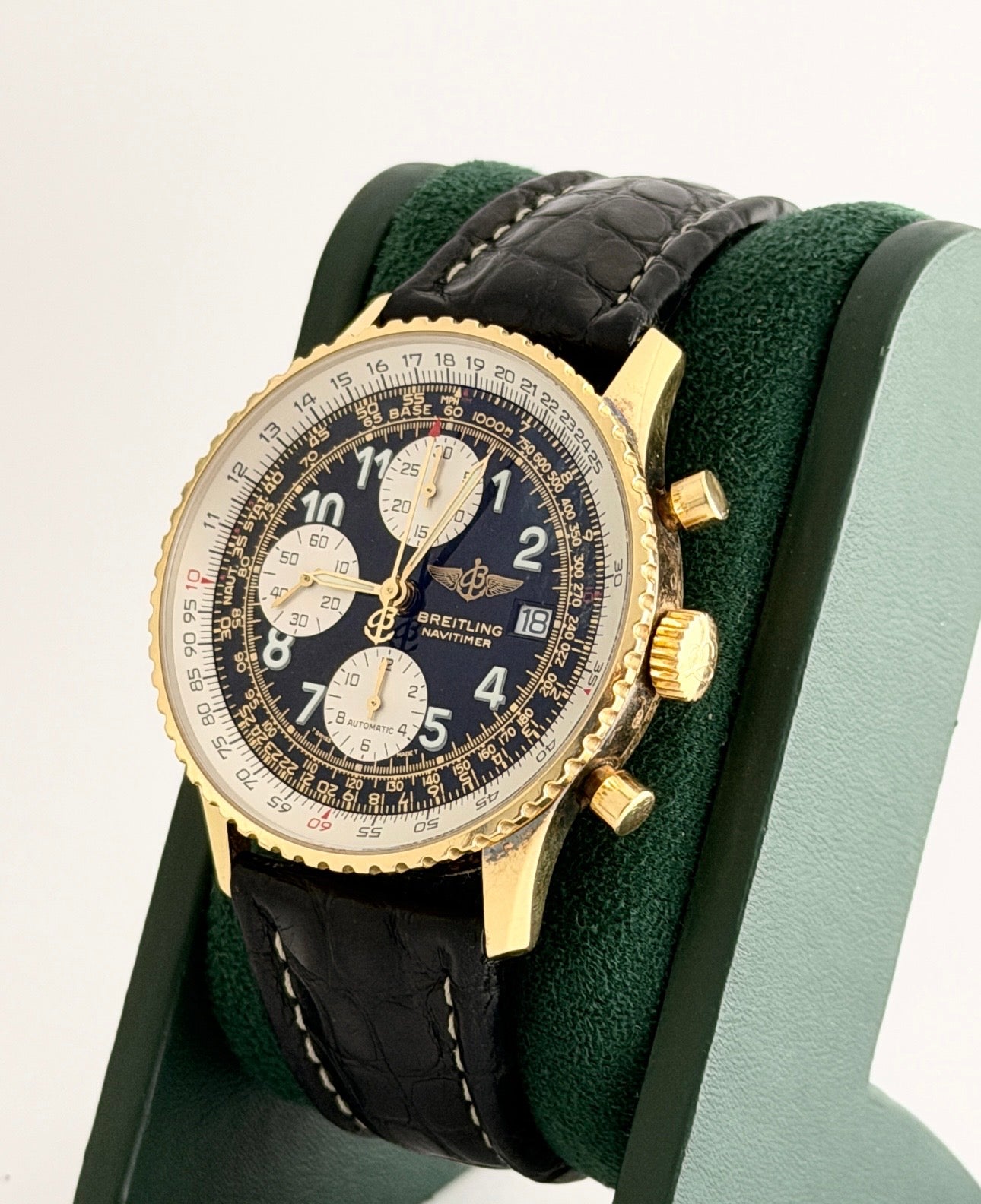 Breitling Old Navitimer, Extra Full Set, unpolierte Uhr, Sammlerstück