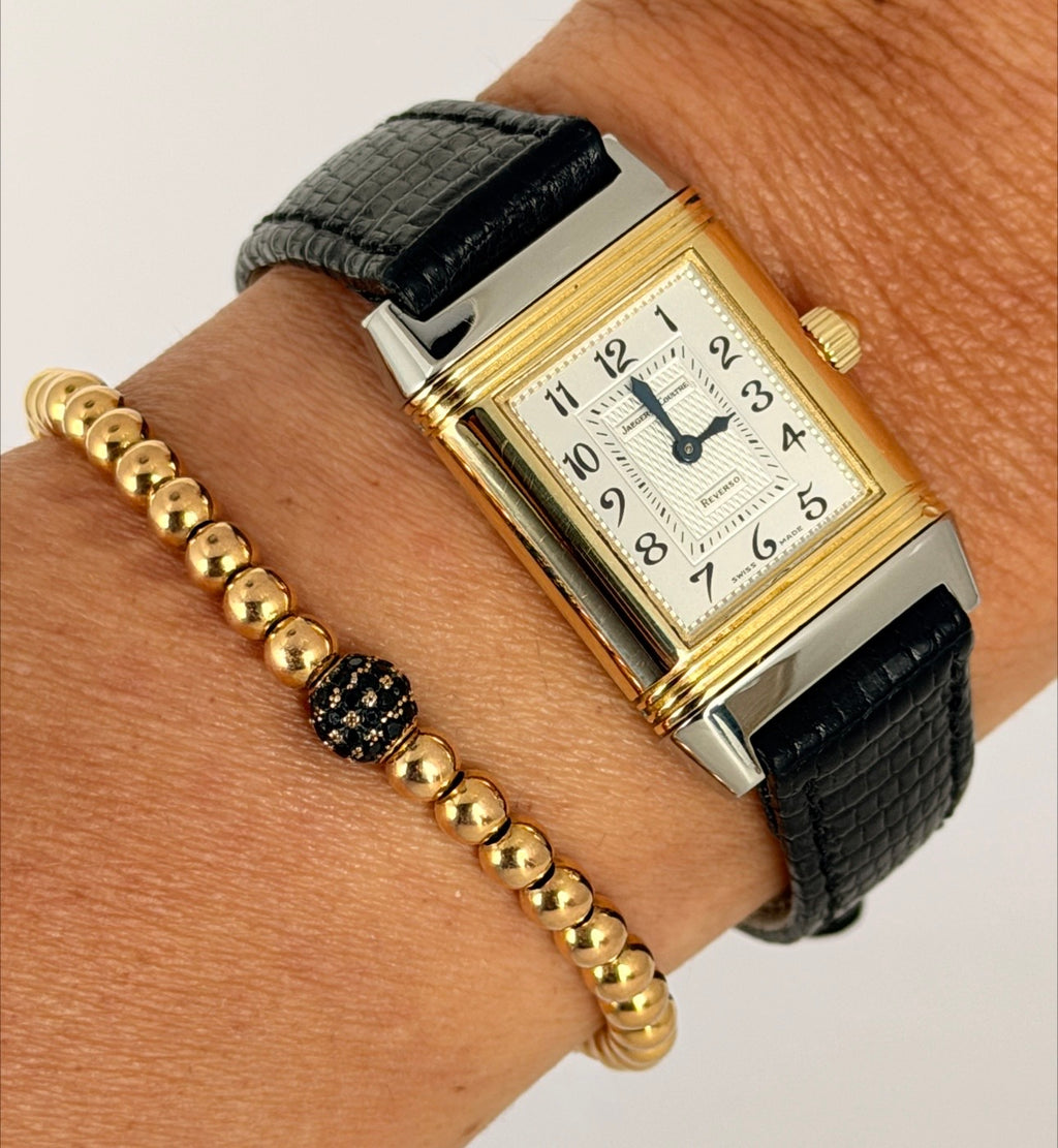 Jaeger-LeCoultre Reverso Duetto mit Box und Papieren, Werksdiamanten