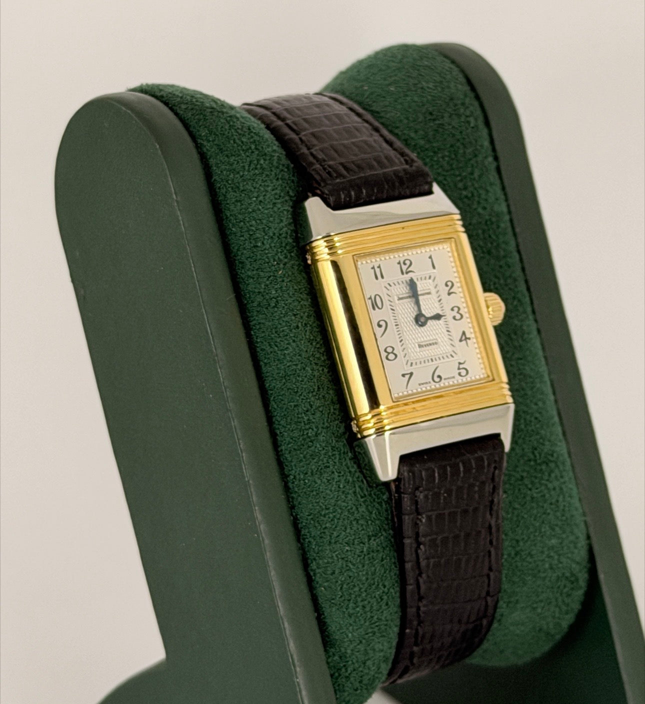 Jaeger-LeCoultre Reverso Duetto mit Box und Papieren, Werksdiamanten