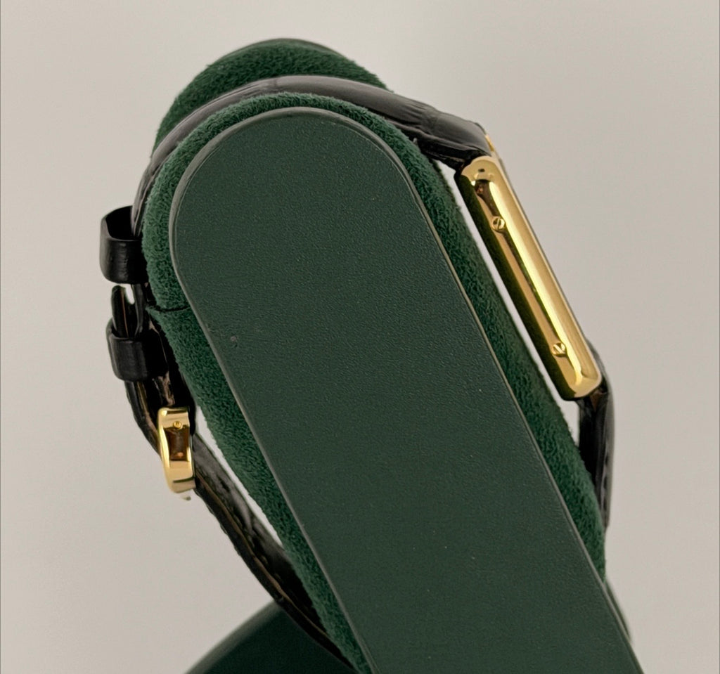 Cartier Tank Solo mit Box und Papieren, 18k-Goldgehäuse, Baujahr 2015