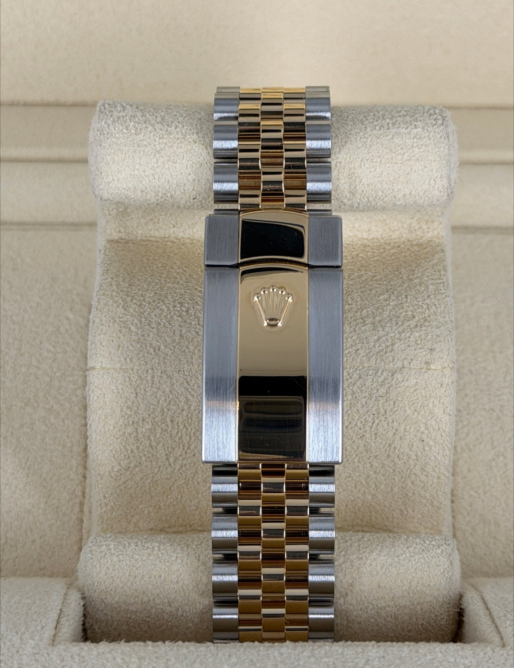 Rolex Datejust 41 Diamanten Zifferblat 18k Gold Box und Papieren 2018