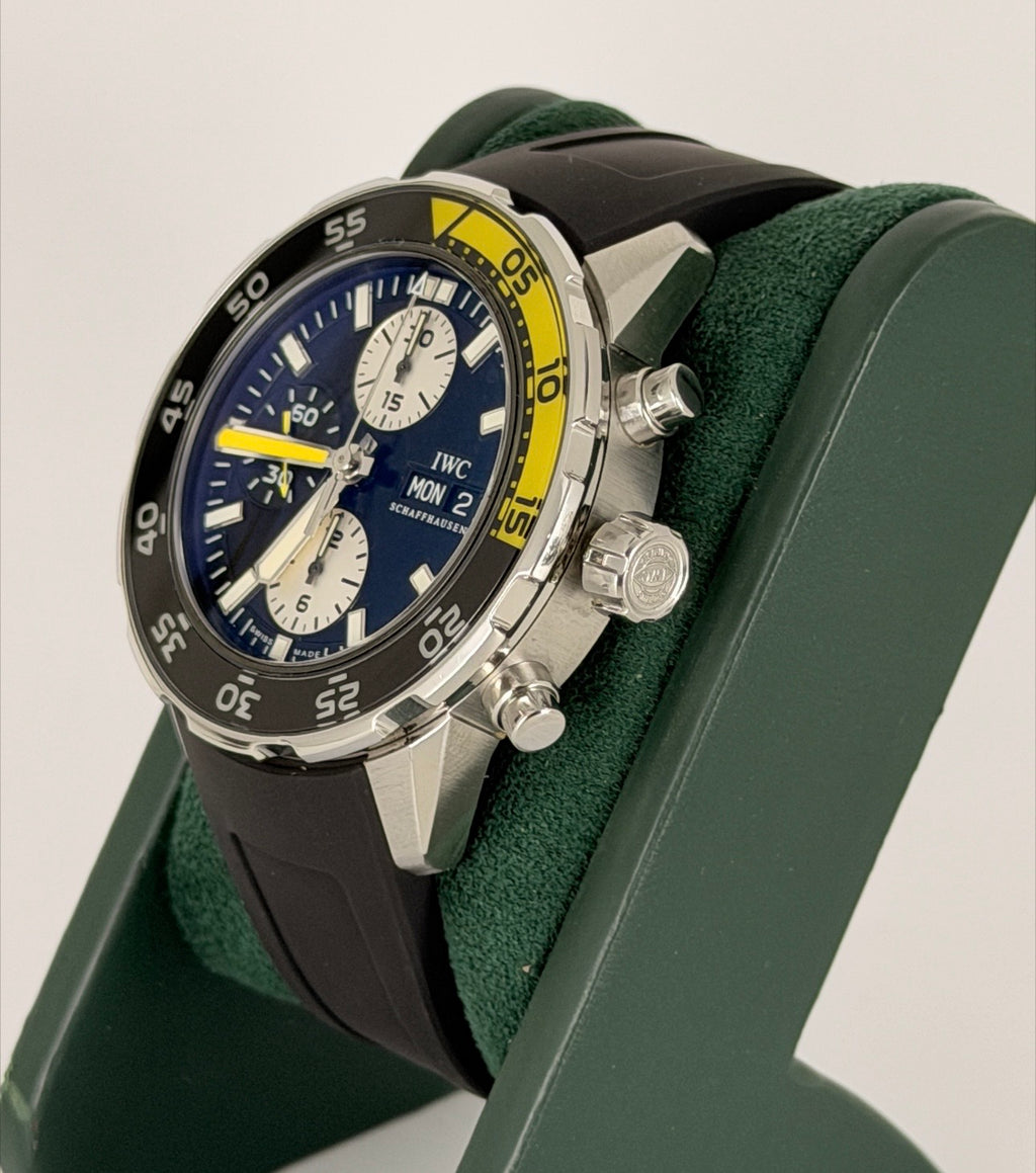 IWC Aquatimer Chronograph mit Box und Papieren + neues Armband