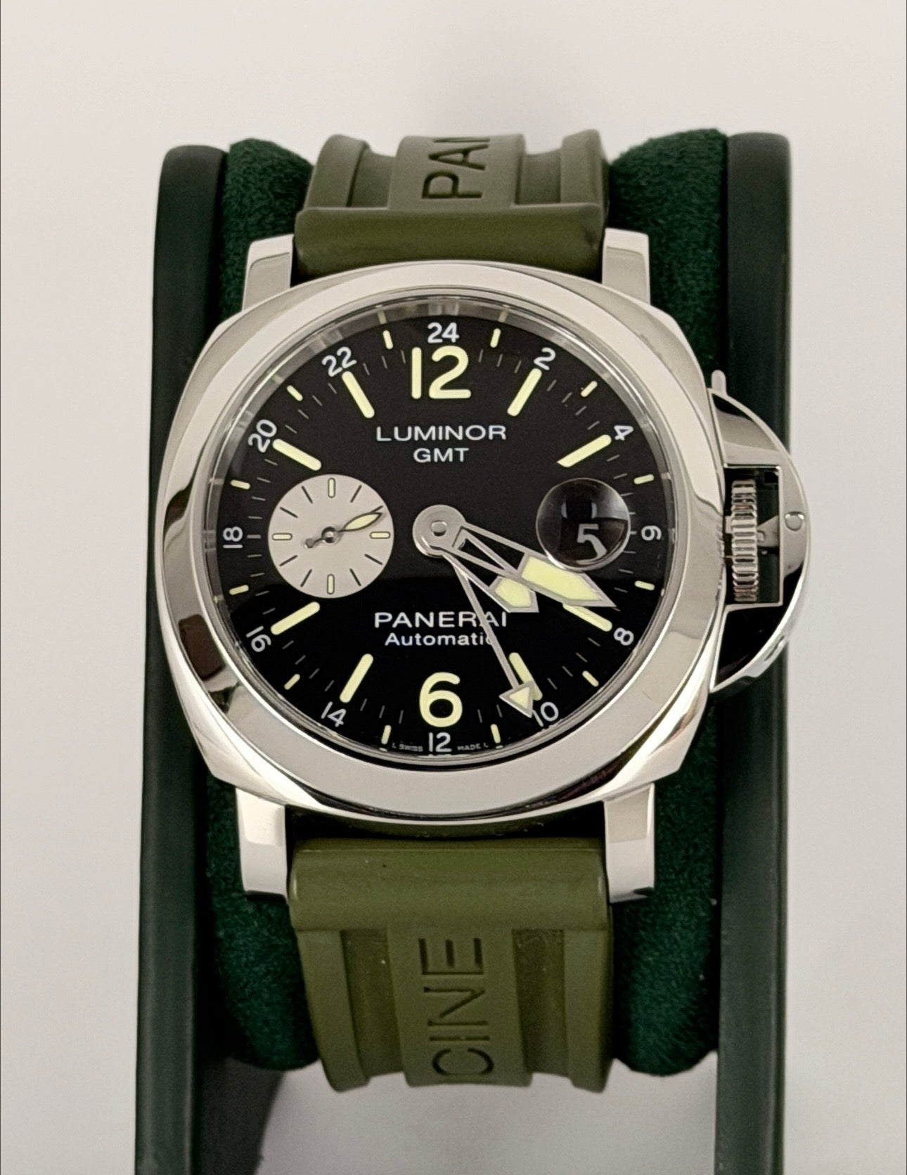 Panerai Luminor GMT Automatic Nur Uhr Sehr Guter Zustand