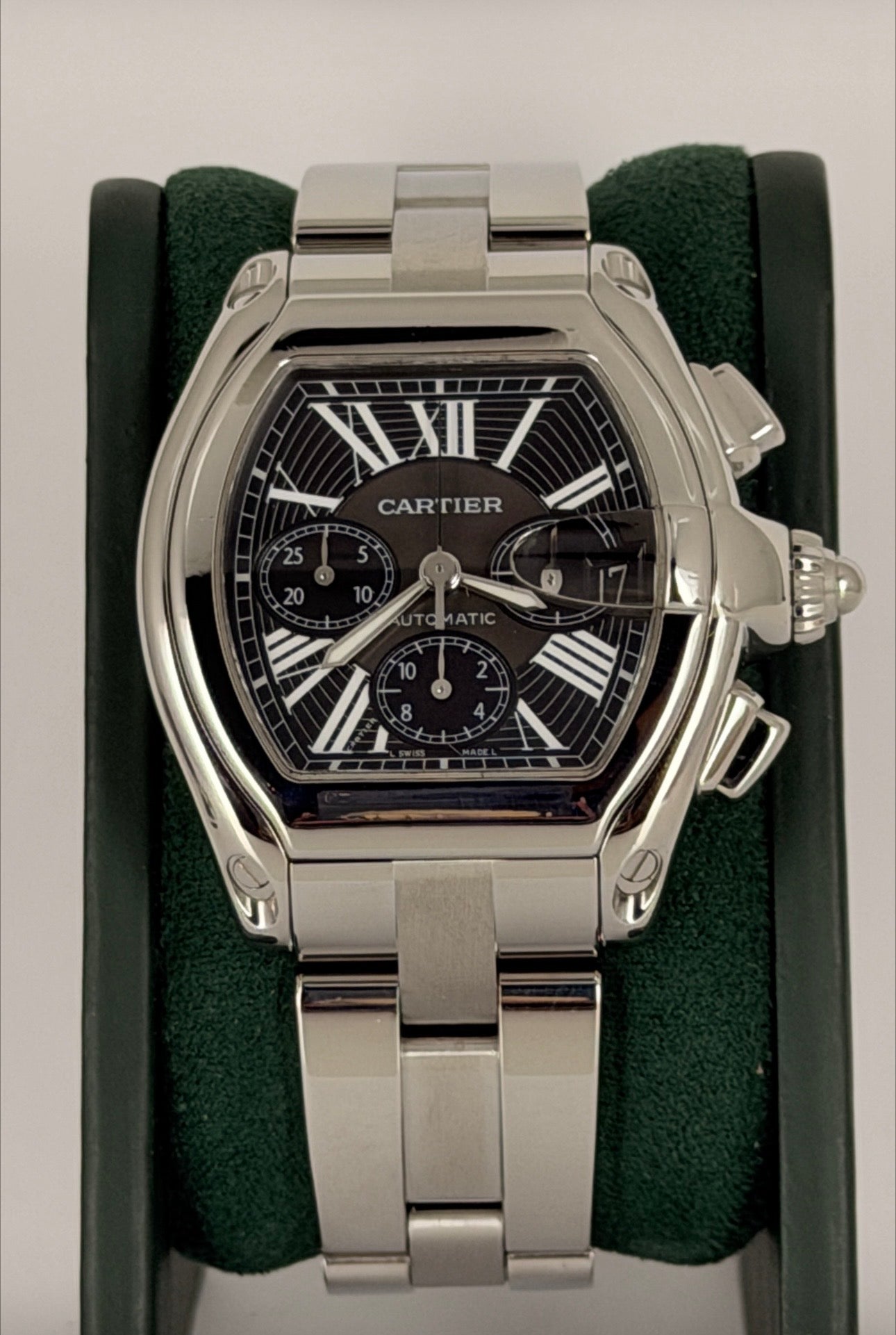 Cartier Roadster 2618 XL chronograph Box Und Papieren