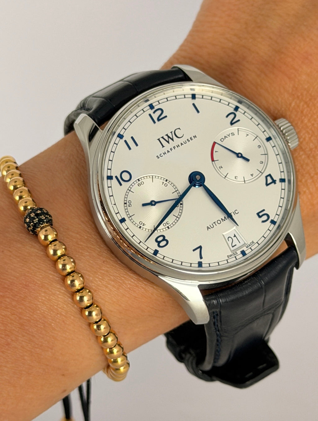 IWC Portuguese Automatic 7 Tage IW5001 mit Uhr und Garantiekarte – bester Preis!