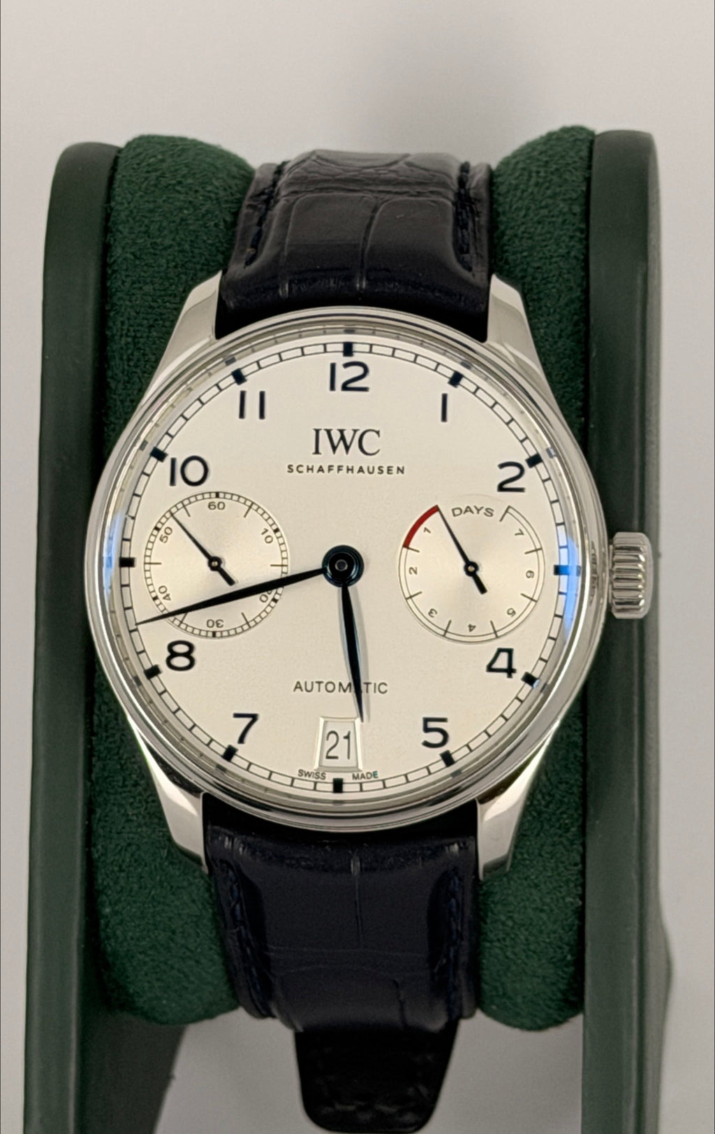 IWC Portuguese Automatic 7 Tage IW5001 mit Uhr und Garantiekarte – bester Preis!
