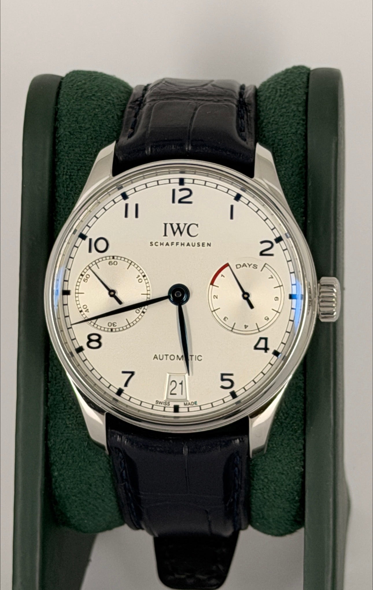 IWC Portuguese Automatic 7 Tage IW5001 mit Uhr und Garantiekarte – bester Preis!