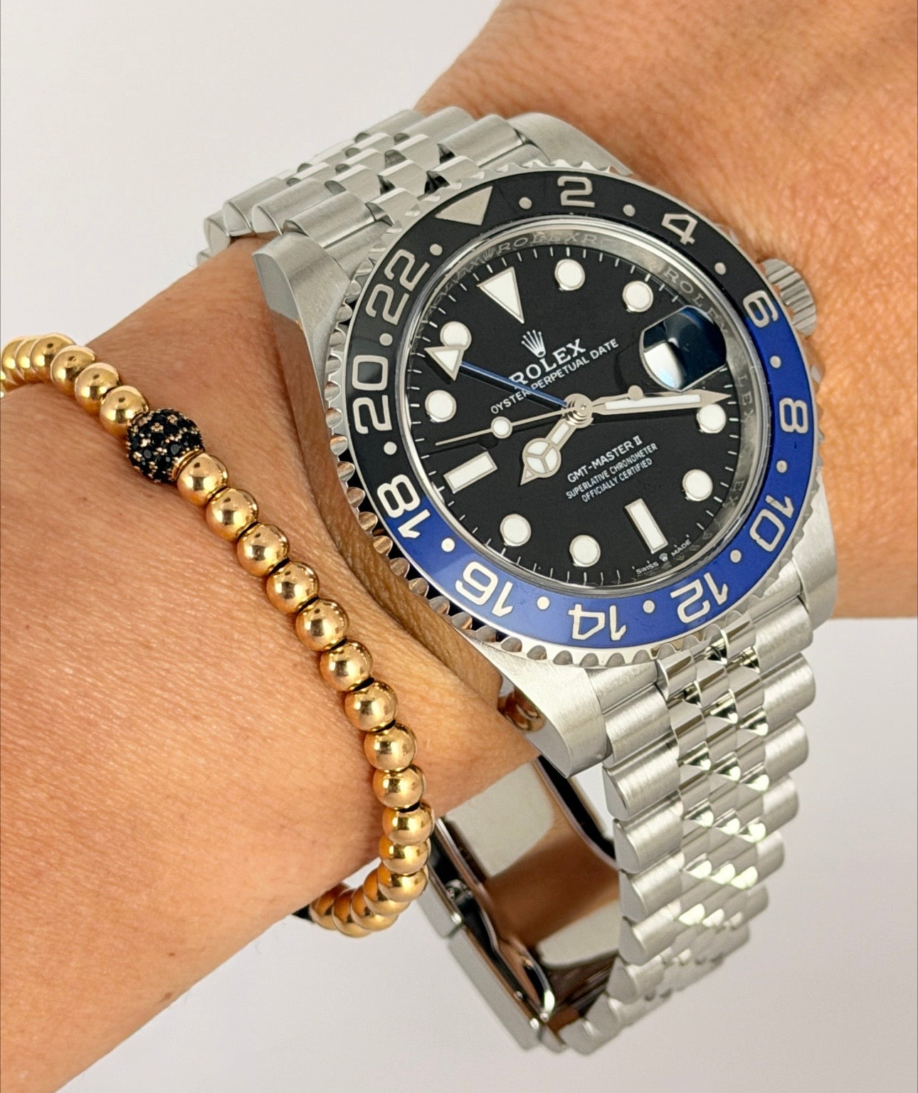 Rolex GMT-Master II Batgirl 2023, wie neu