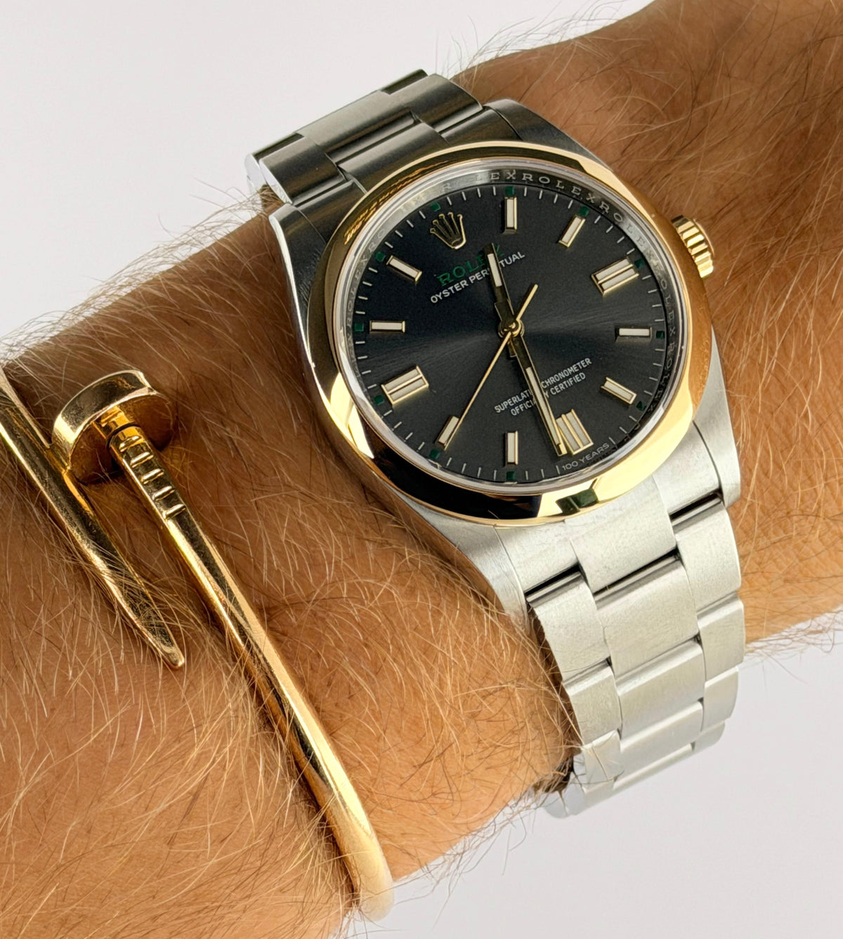 Rolex Oyster Perpetual 36 mm 100 Jahre Jubiläum NEU