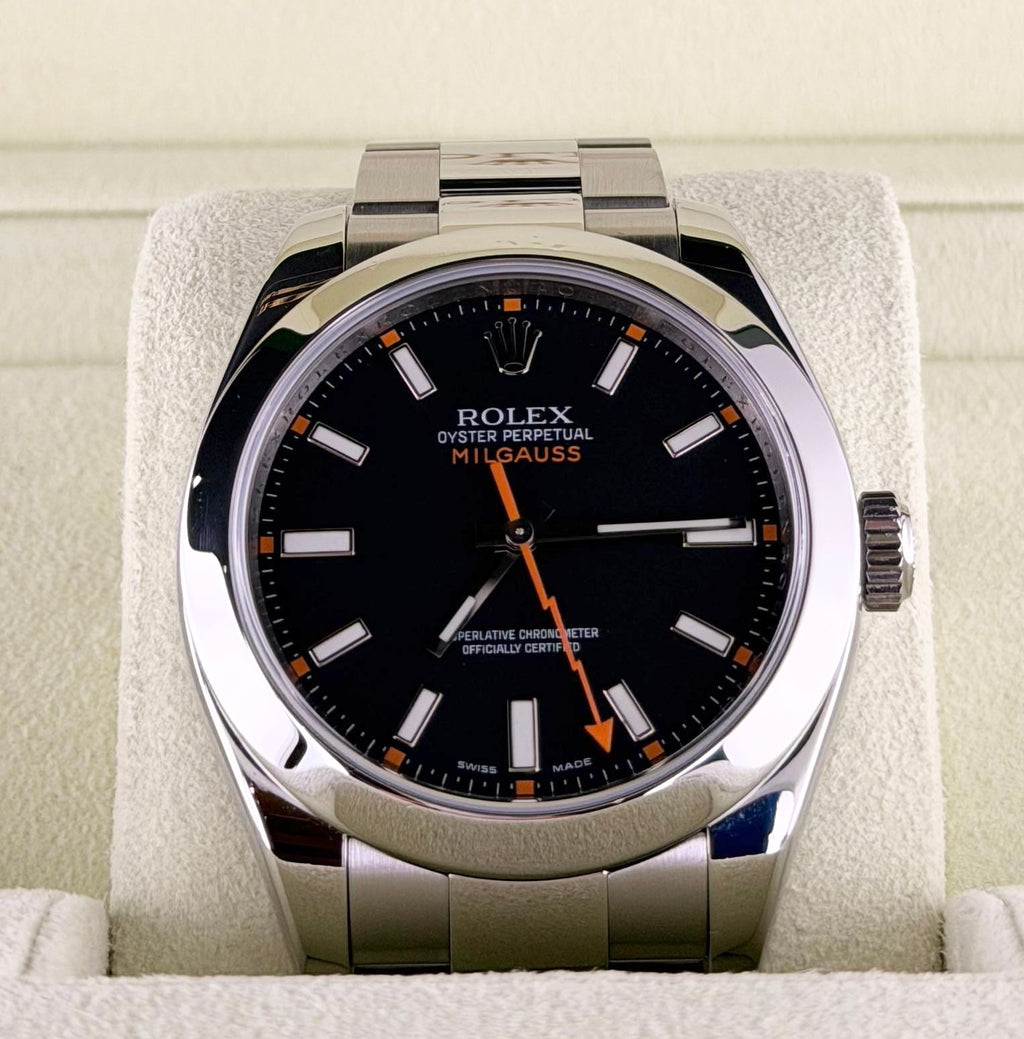 Rolex Milgauss Box & Papers, nach Service wie neu