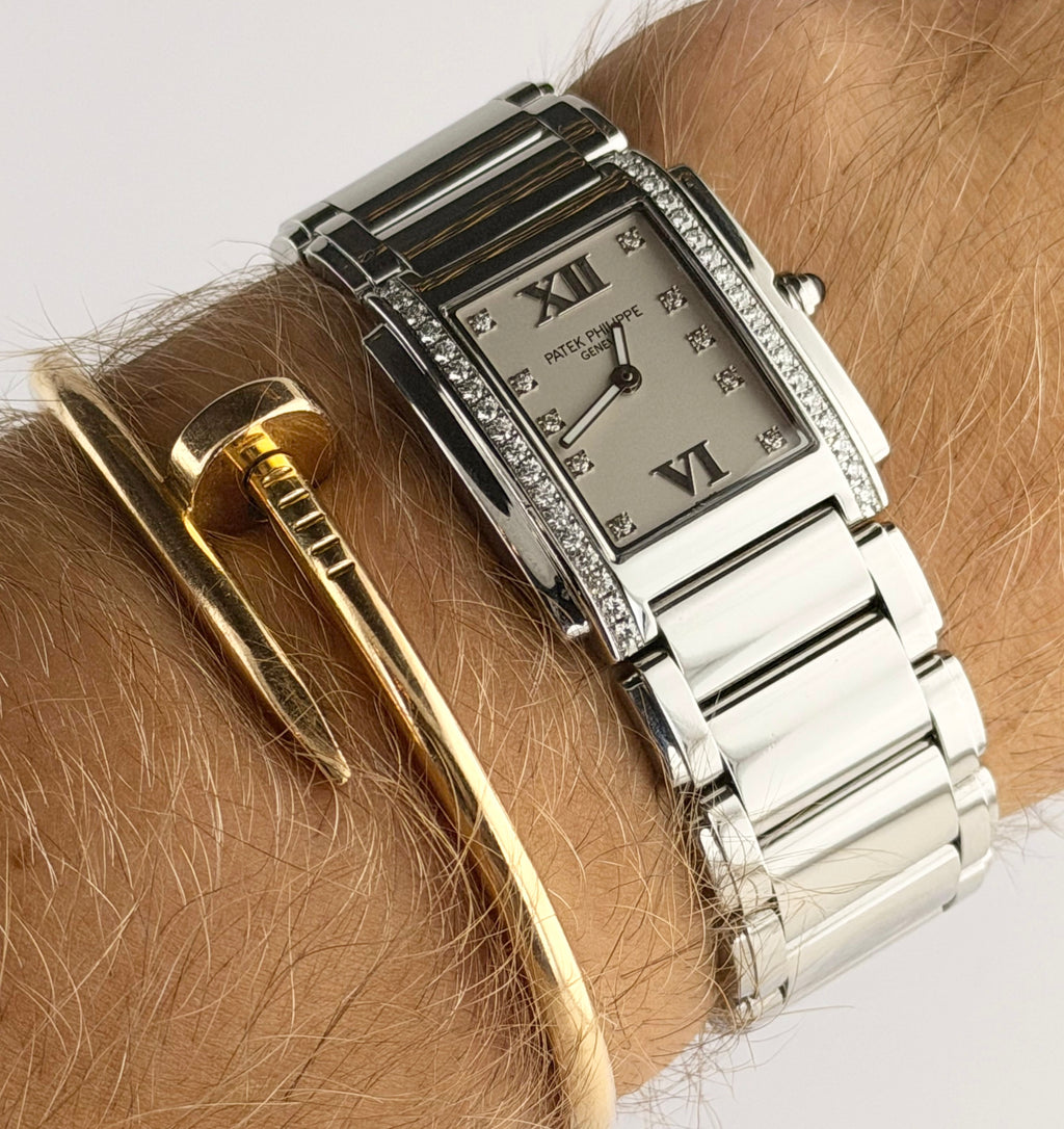 Patek Philippe Twenty~4 in schönem Zustand mit Originalpapieren