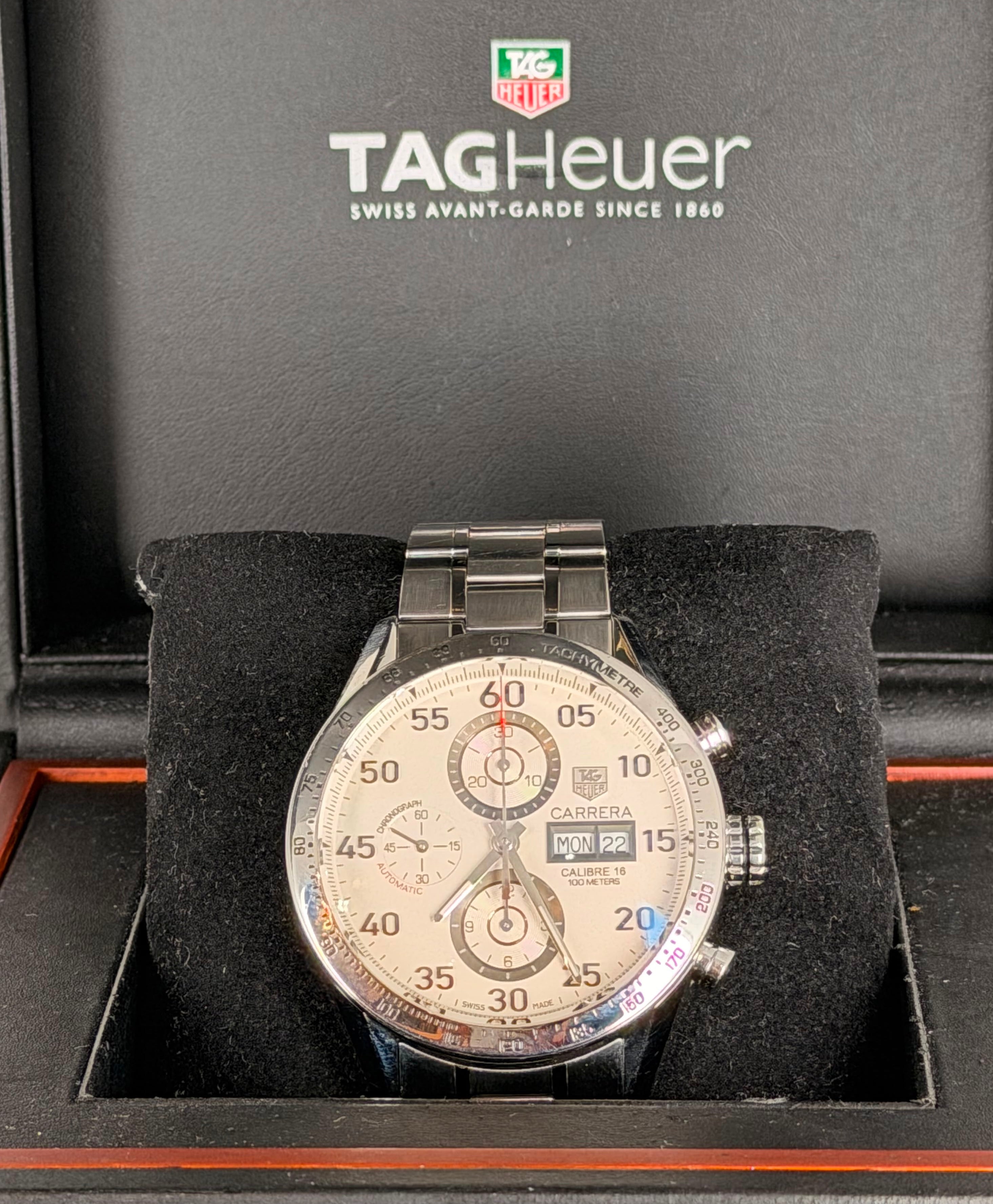 TAG Heuer Carrera Calibre 16 Wie Neu Mit orginal Papieren