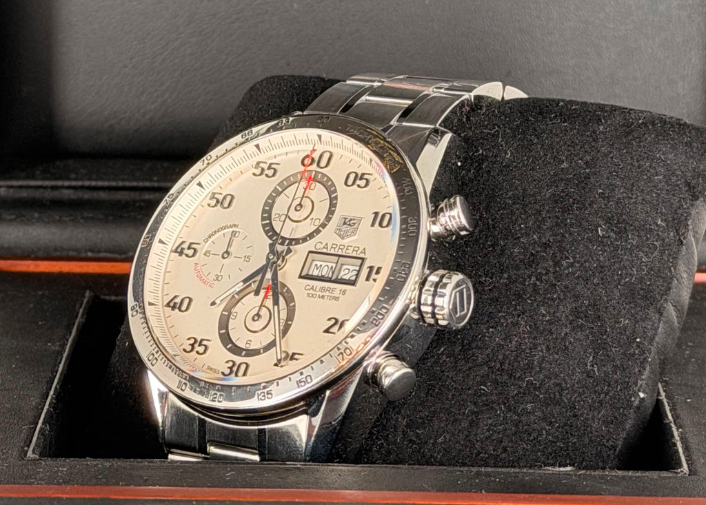 TAG Heuer Carrera Calibre 16 Wie Neu Mit orginal Papieren