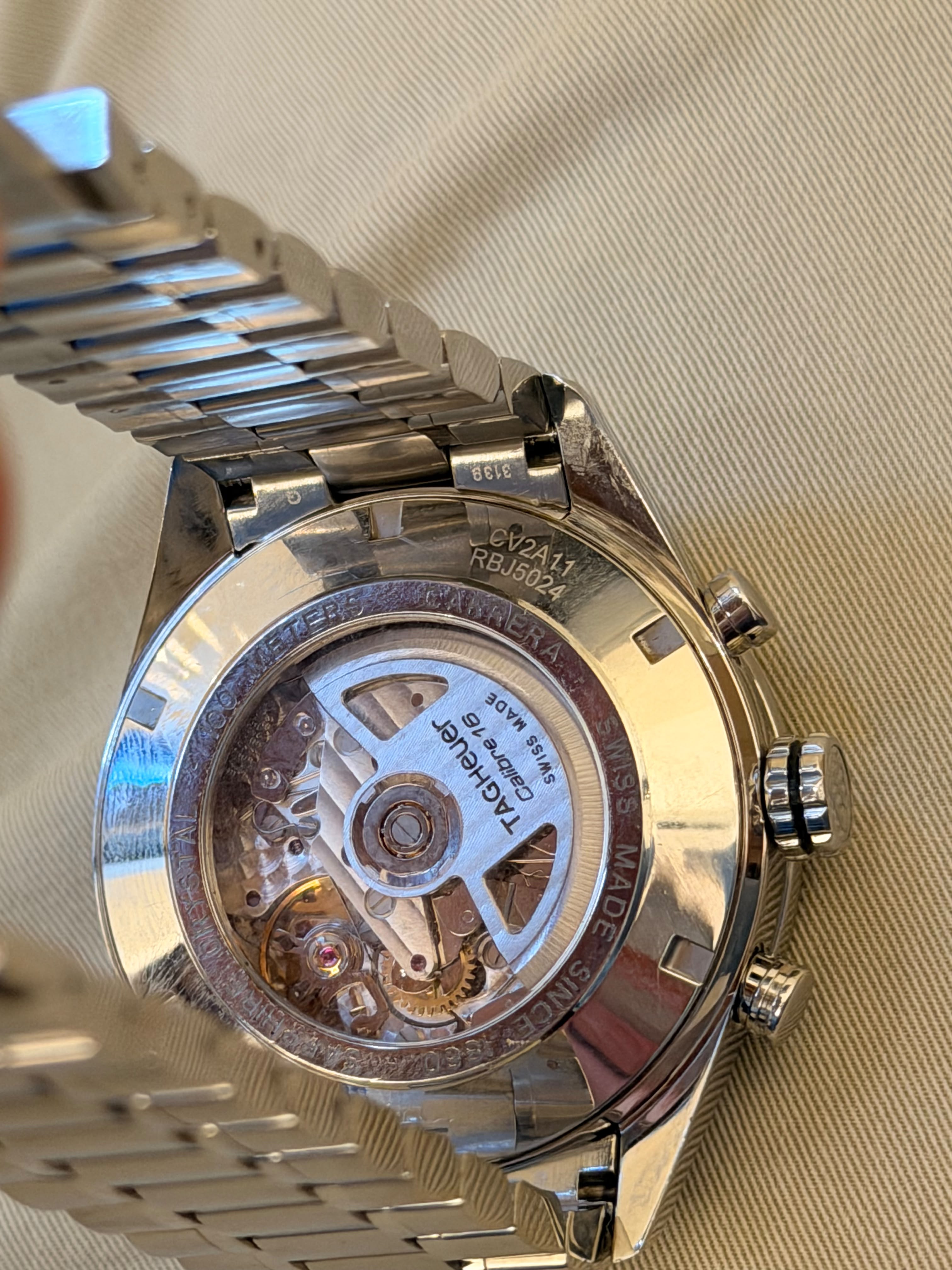 TAG Heuer Carrera Calibre 16 Wie Neu Mit orginal Papieren