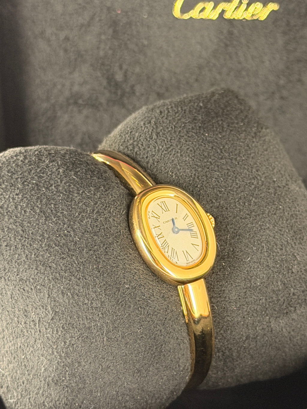 Cartier Baignoire WGBA0078, 18 Karat Gelbgold, neu, ungetragen, große Ausführung, Größe 16