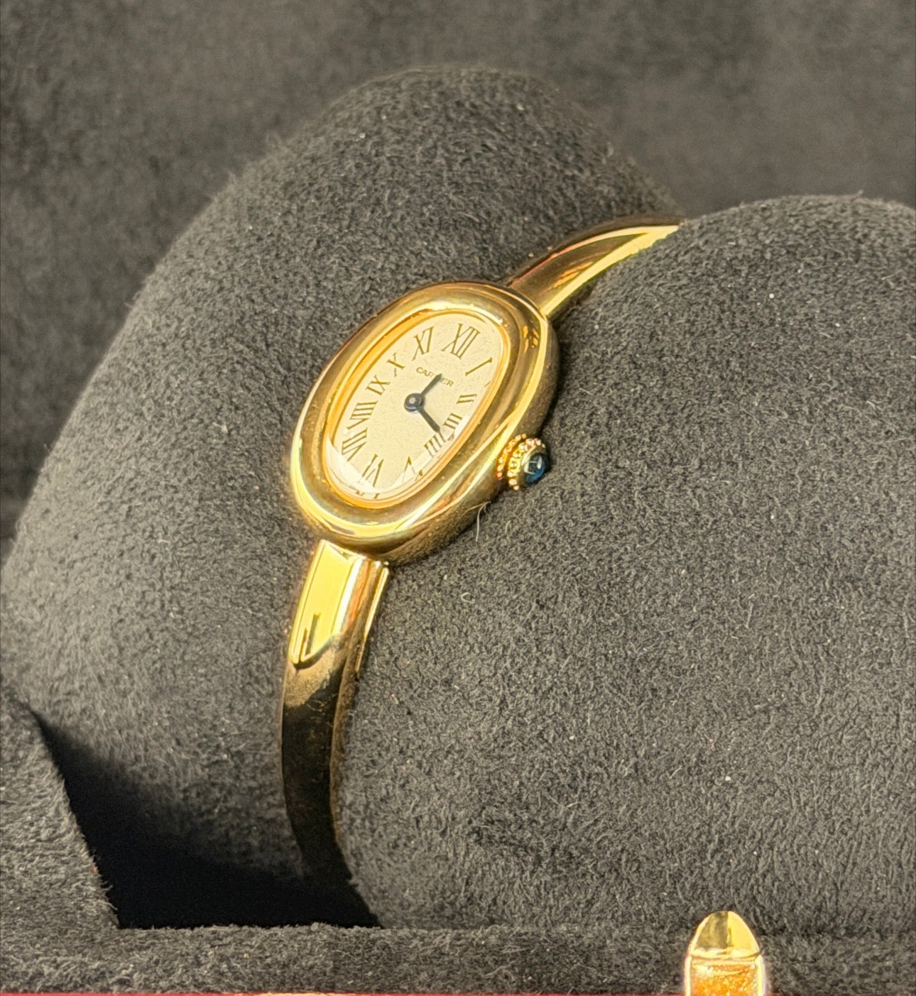 Cartier Baignoire WGBA0078, 18 Karat Gelbgold, neu, ungetragen, große Ausführung, Größe 16