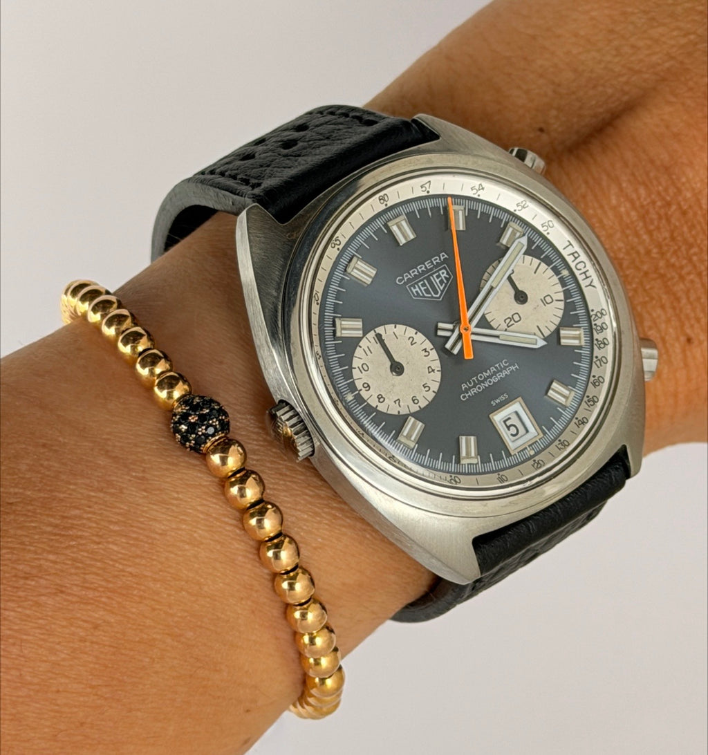 Heuer Carrera, nach großer Revision, alle Teile sind original!