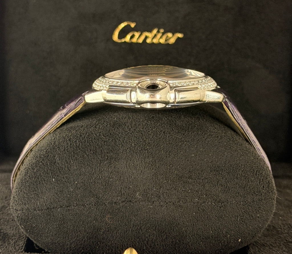 Cartier Ballon Bleu 44 mm 18 Karat Weißgold, werksseitige Diamanten, Full Set, UVP 45.000 €
