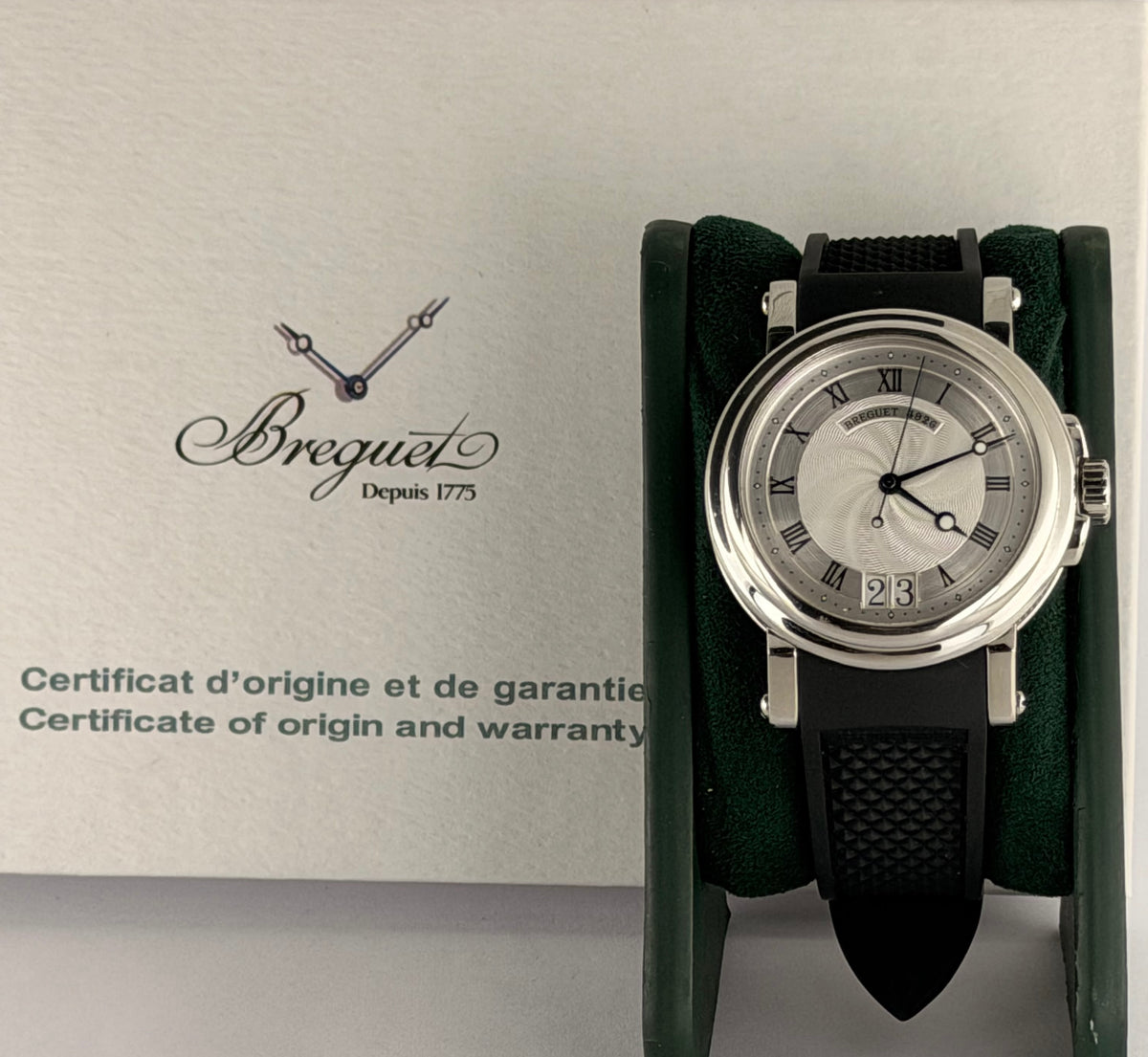Breguet Marine, Box und Papiere, wie neu