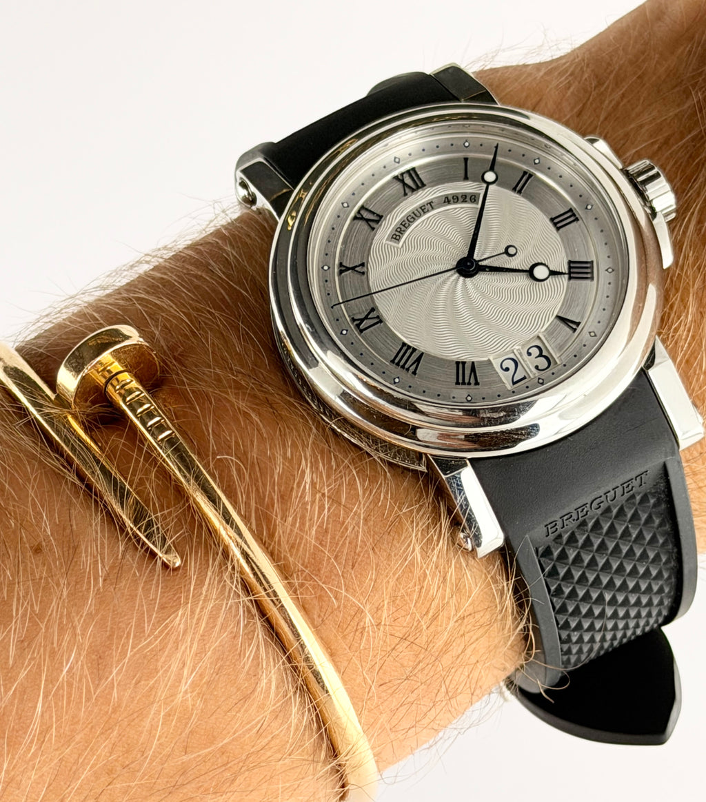Breguet Marine, Box und Papiere, wie neu