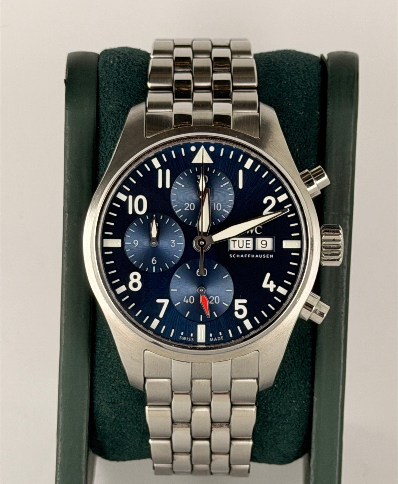 IWC Pilot Chronograph 2025 99 % Neu Full Set