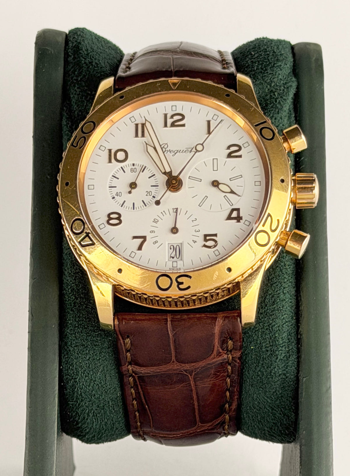 Breguet Type XX – XXI – XXII, XXI – XXII, Original-Box und -Papiere, nie poliert