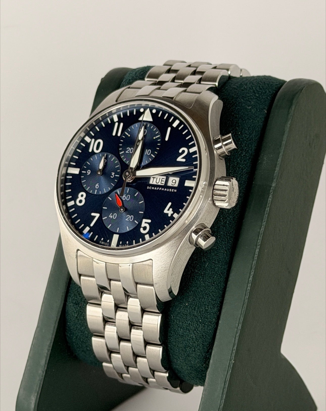 IWC Pilot Chronograph 2025 99 % Neu Full Set