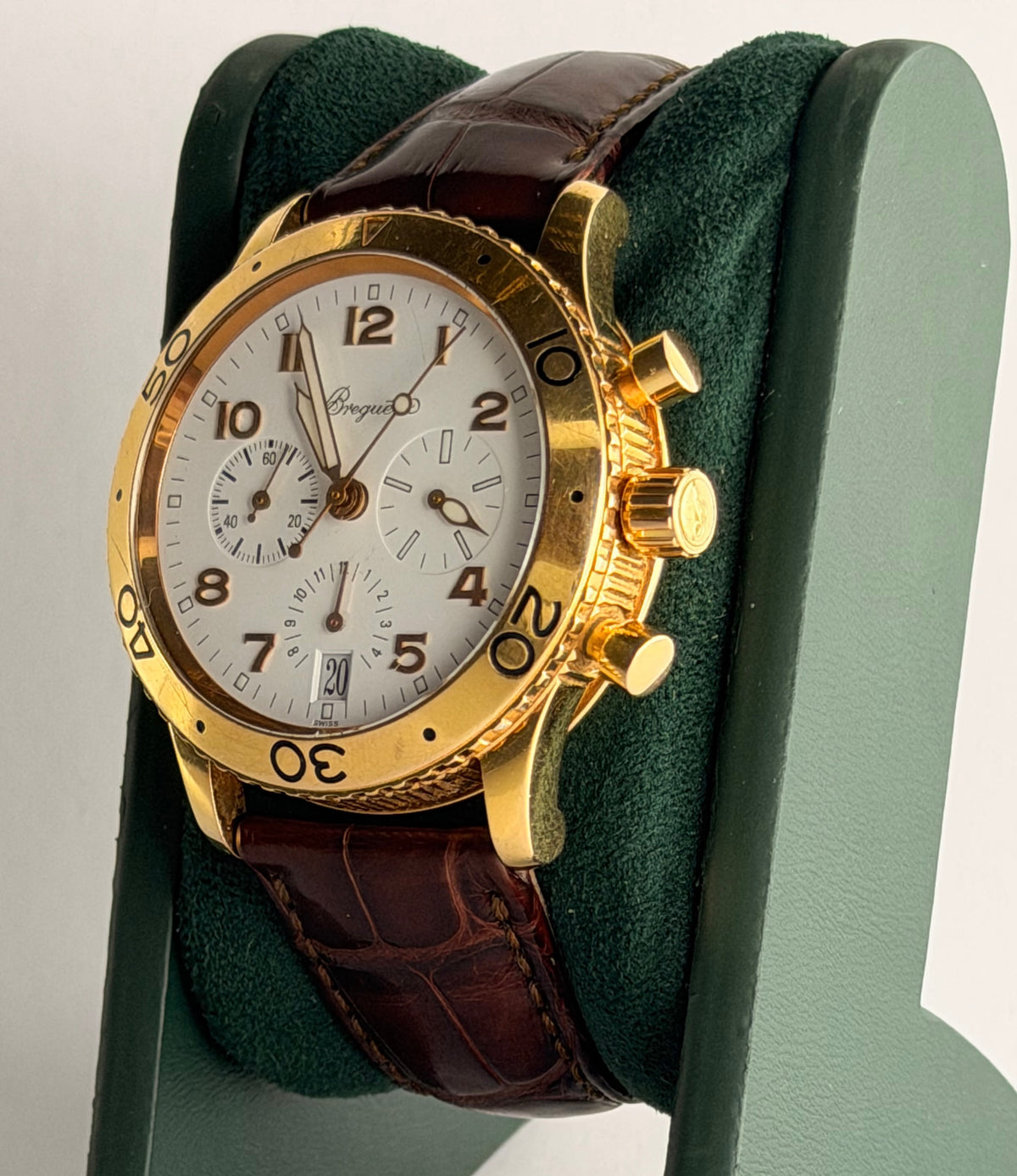 Breguet Type XX – XXI – XXII, XXI – XXII, Original-Box und -Papiere, nie poliert