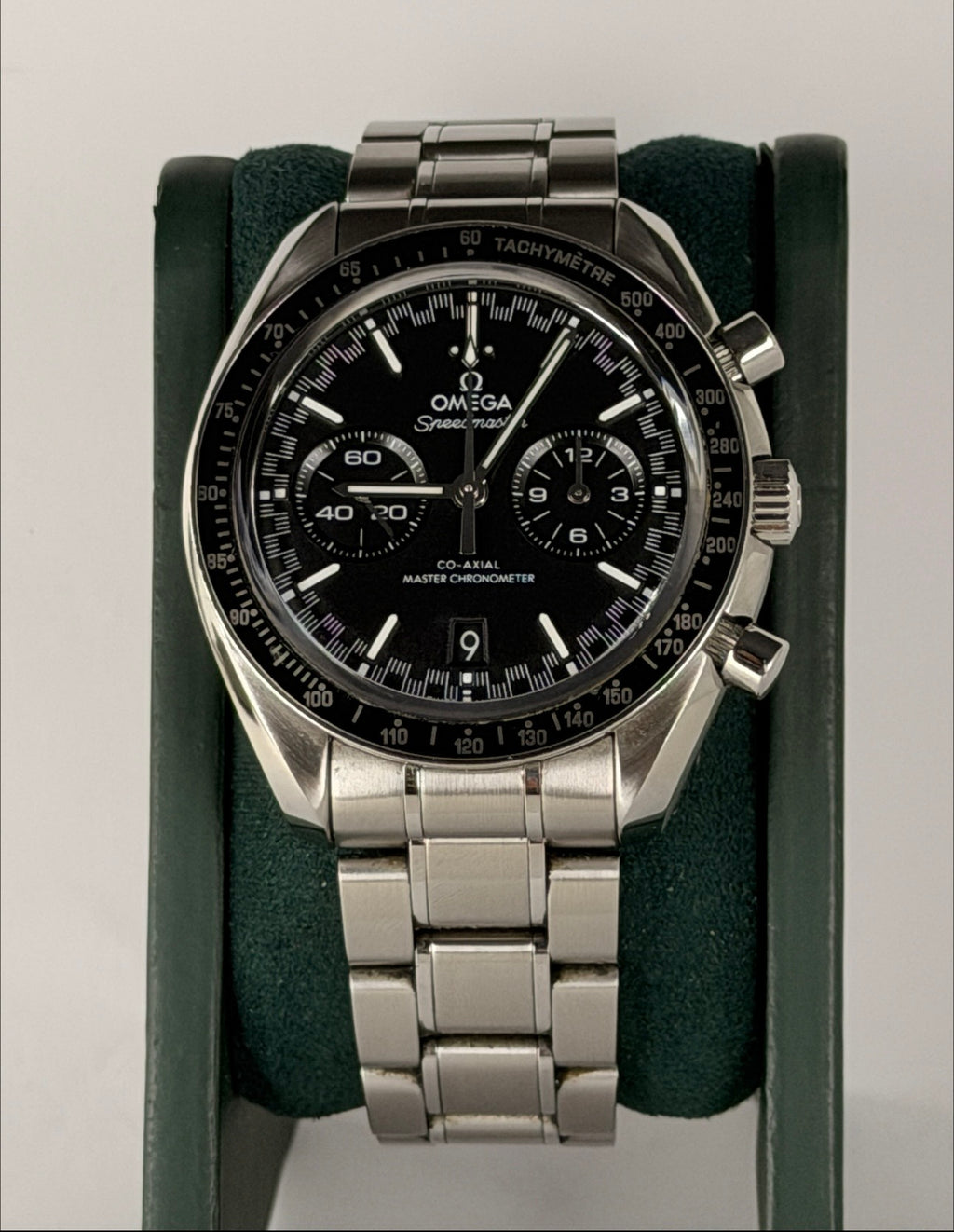 Omega Speedmaster Racing Master Full Set nach Service bei Omega