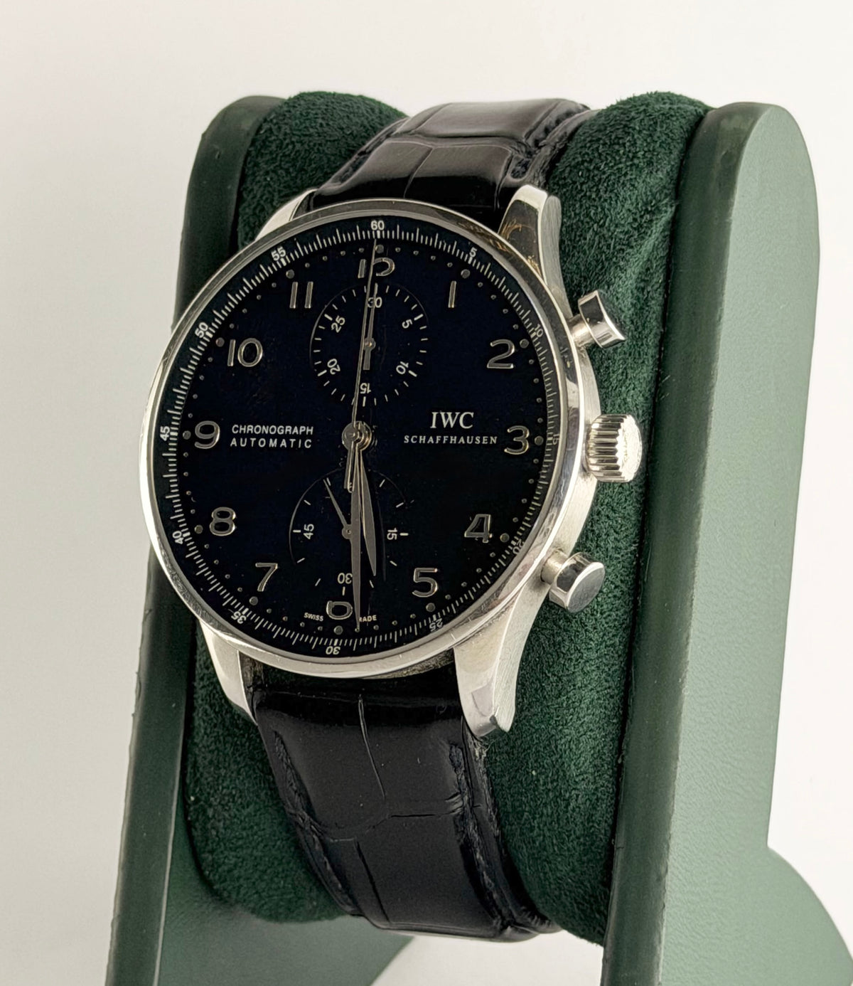 IWC Portugieser IW3714 Chronograph, nur mit Karte, nach Service