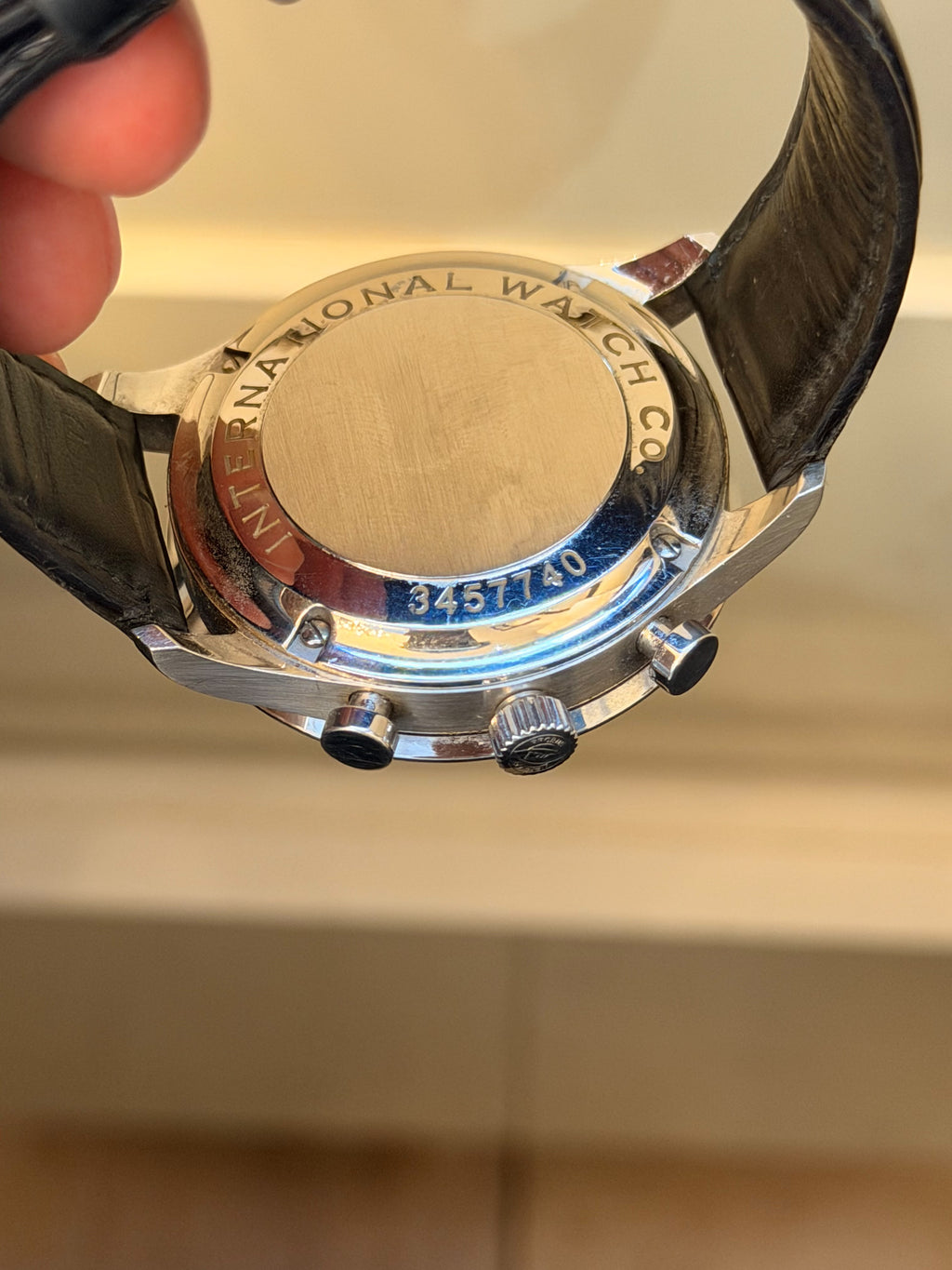 IWC Portugieser IW3714 Chronograph, nur mit Karte, nach Service