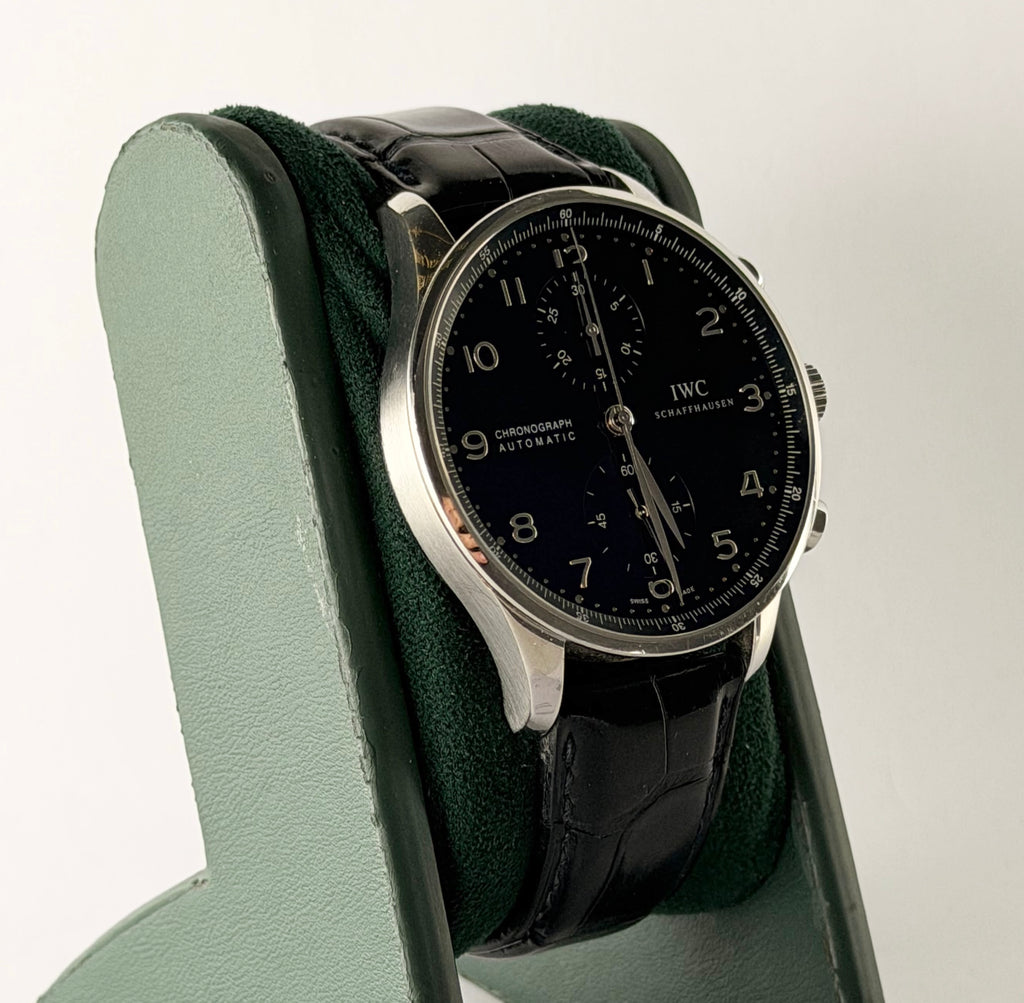 IWC Portugieser IW3714 Chronograph, nur mit Karte, nach Service