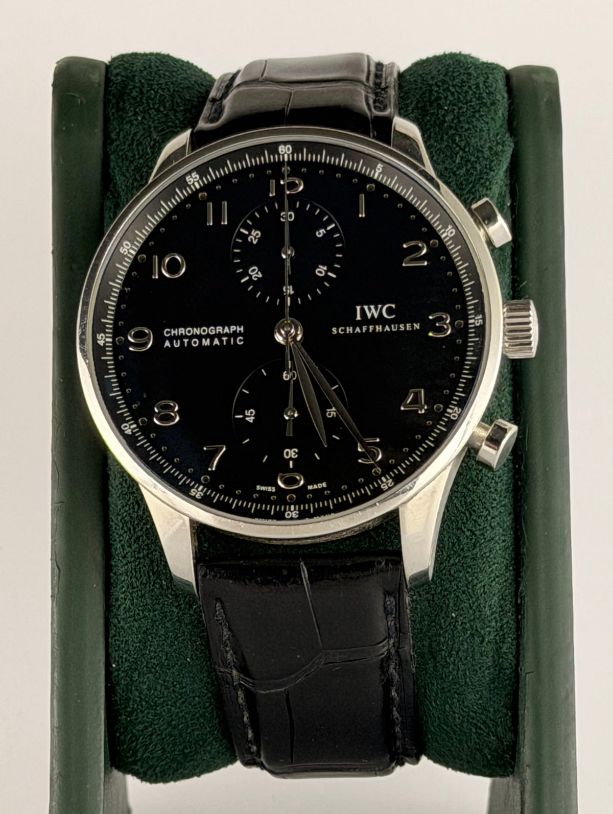 IWC Portugieser IW3714 Chronograph, nur mit Karte, nach Service