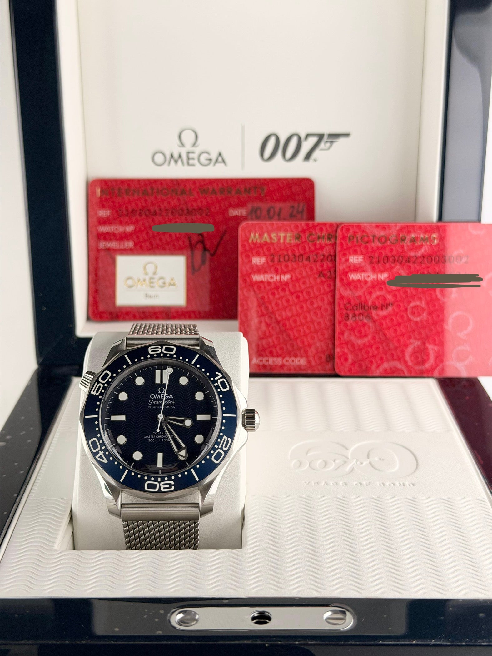 Omega Seamaster Diver 300 M, Super Full Set, wie neu
