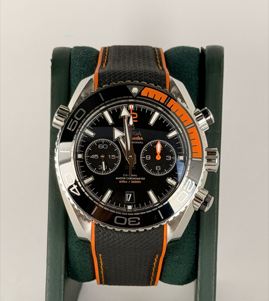 Omega Seamaster Planet Ocean Chronograph Full Set Wie Neu Zustand
