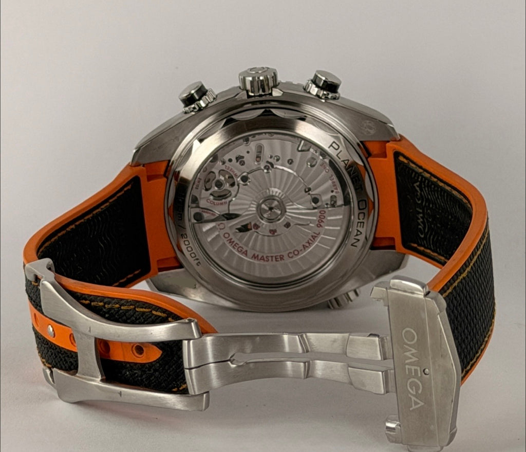Omega Seamaster Planet Ocean Chronograph Full Set Wie Neu Zustand