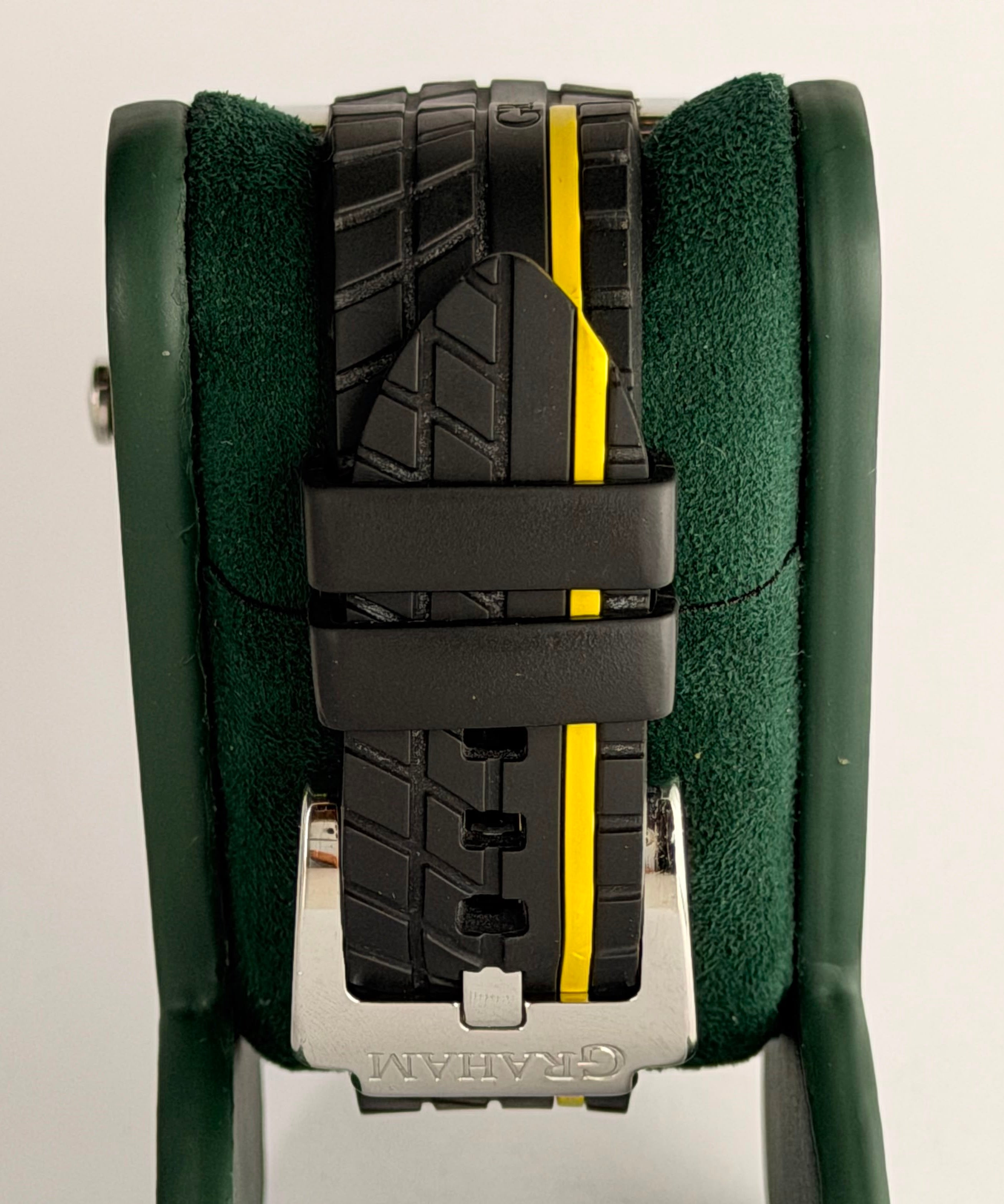 Graham Tourbillograph Brawn GP Trackmaster G-BGP-001 aus Edelstahl, Herrenuhr, nur Uhr, weltweit günstigstes Angebot