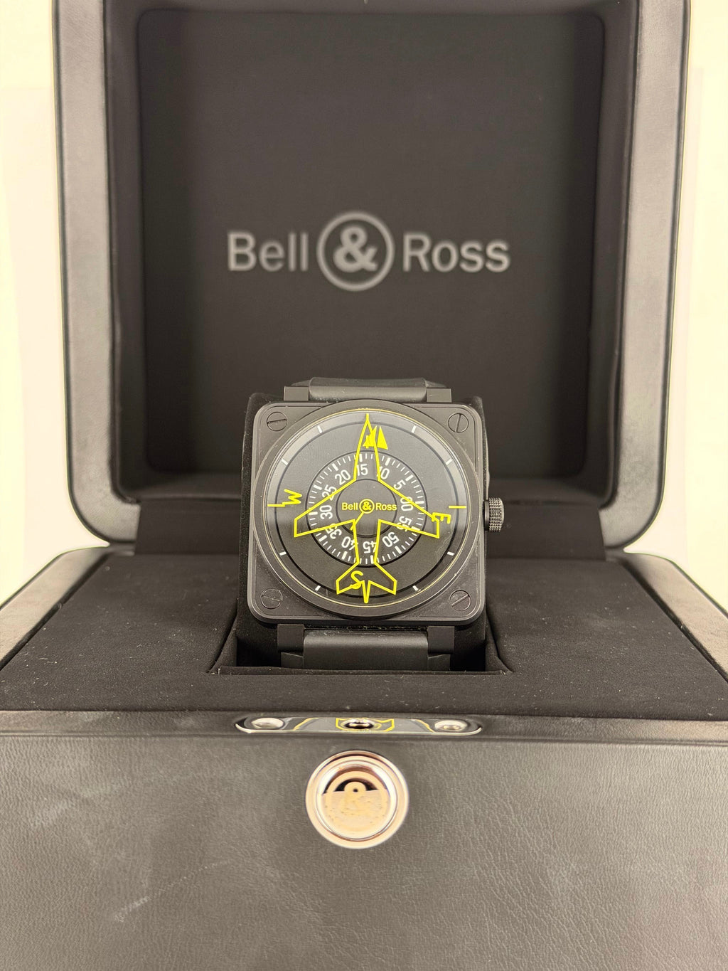 Bell & Ross BR 01-92 Aviation, vollständiges Set, neuwertig (Mint-Zustand)