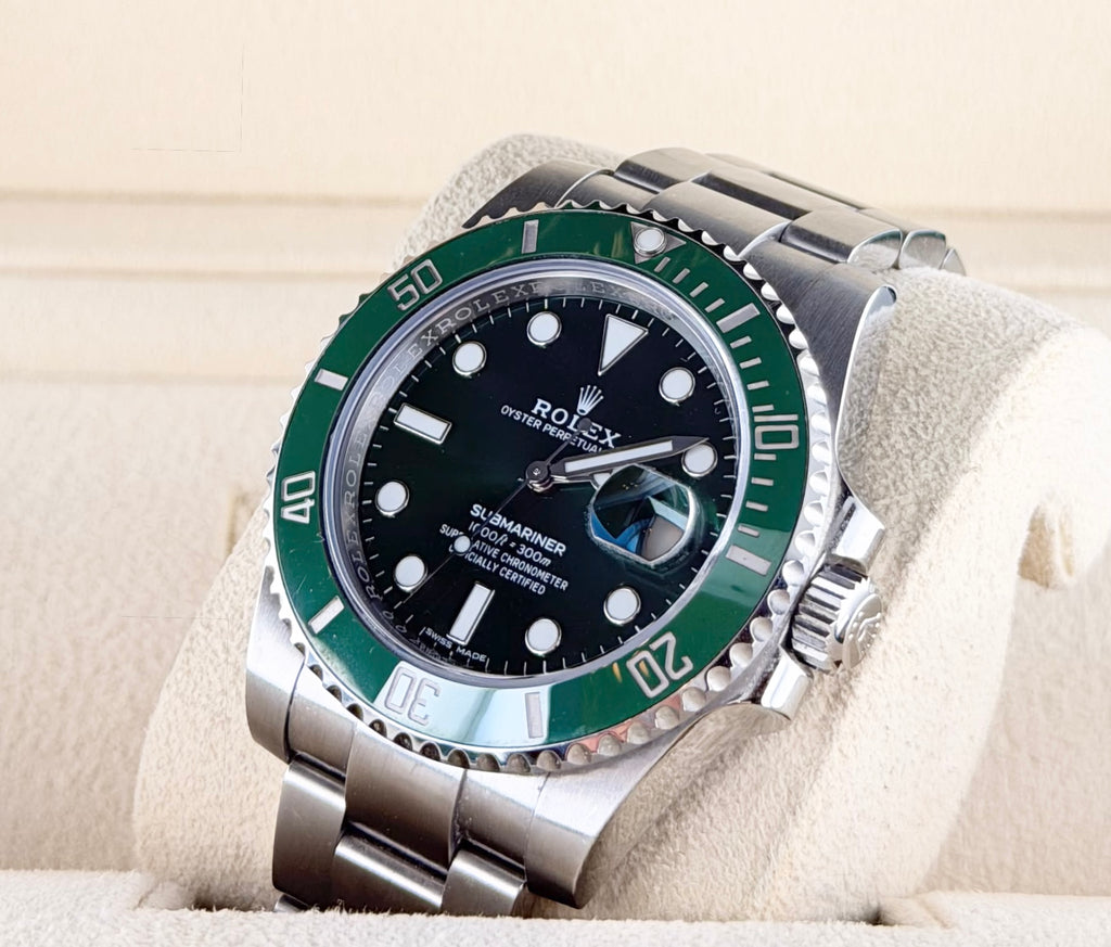 Rolex Submariner Date Hulk, unpoliert, 2016, LC Österreich, im kompletten Set, neuwertig