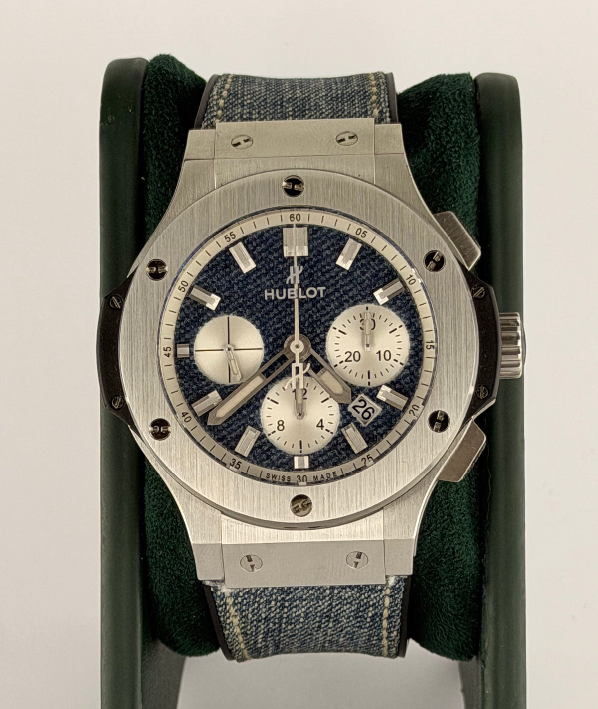 Hublot Big Bang Jeans 44 mm, Box und Papiere, neuwertiger Zustand nach hauseigenem Service
