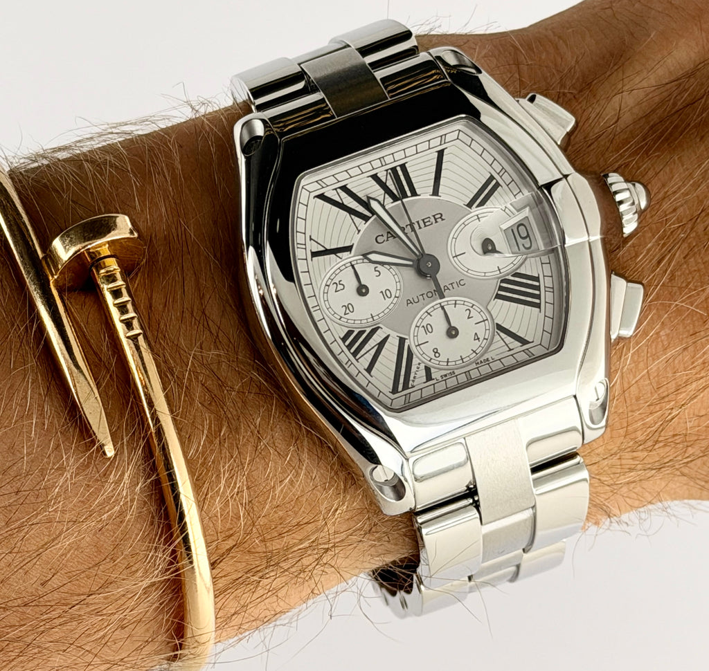 Cartier Roadster, Box und Papiere, nach hauseigenem Service, neuwertig